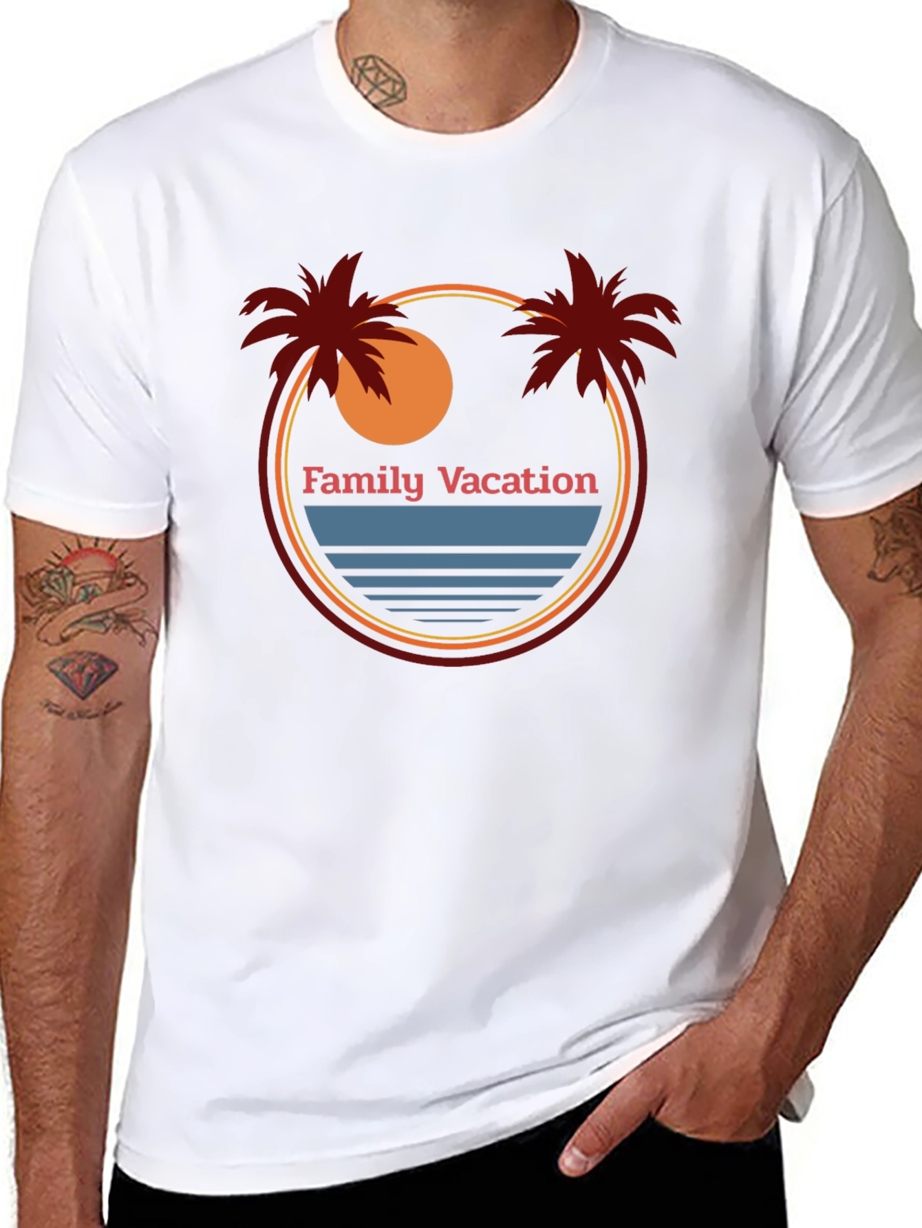 Family Vacation Graphic T-Shirt