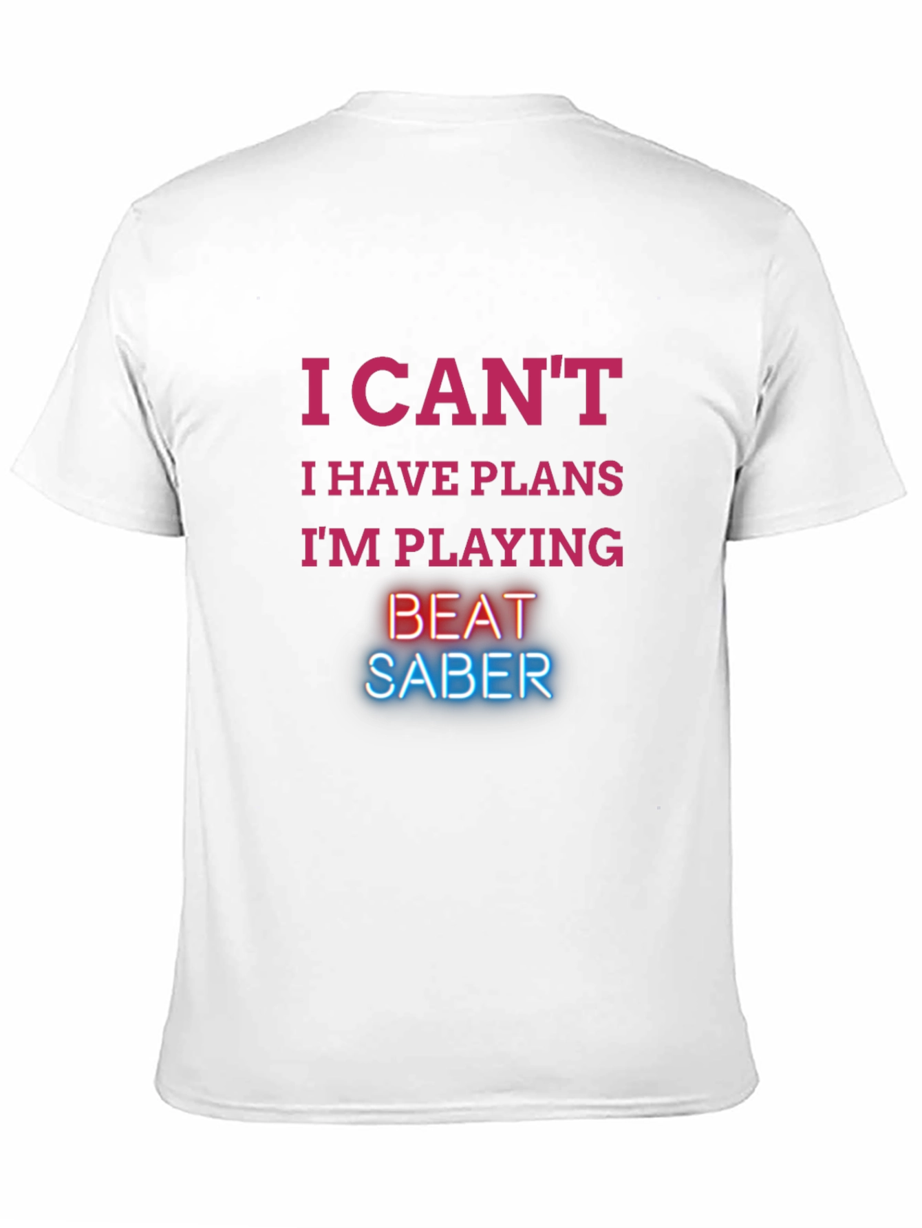 I Cant Beat Saber Gamer T-Shirt