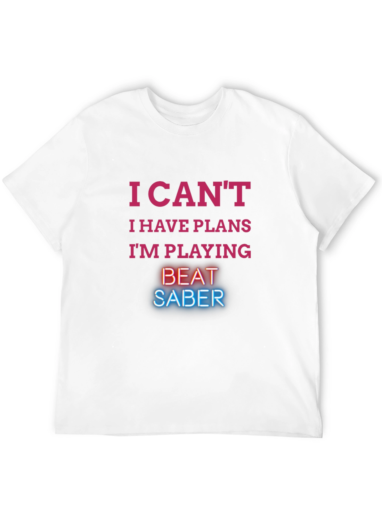 I Cant Beat Saber Gamer T-Shirt