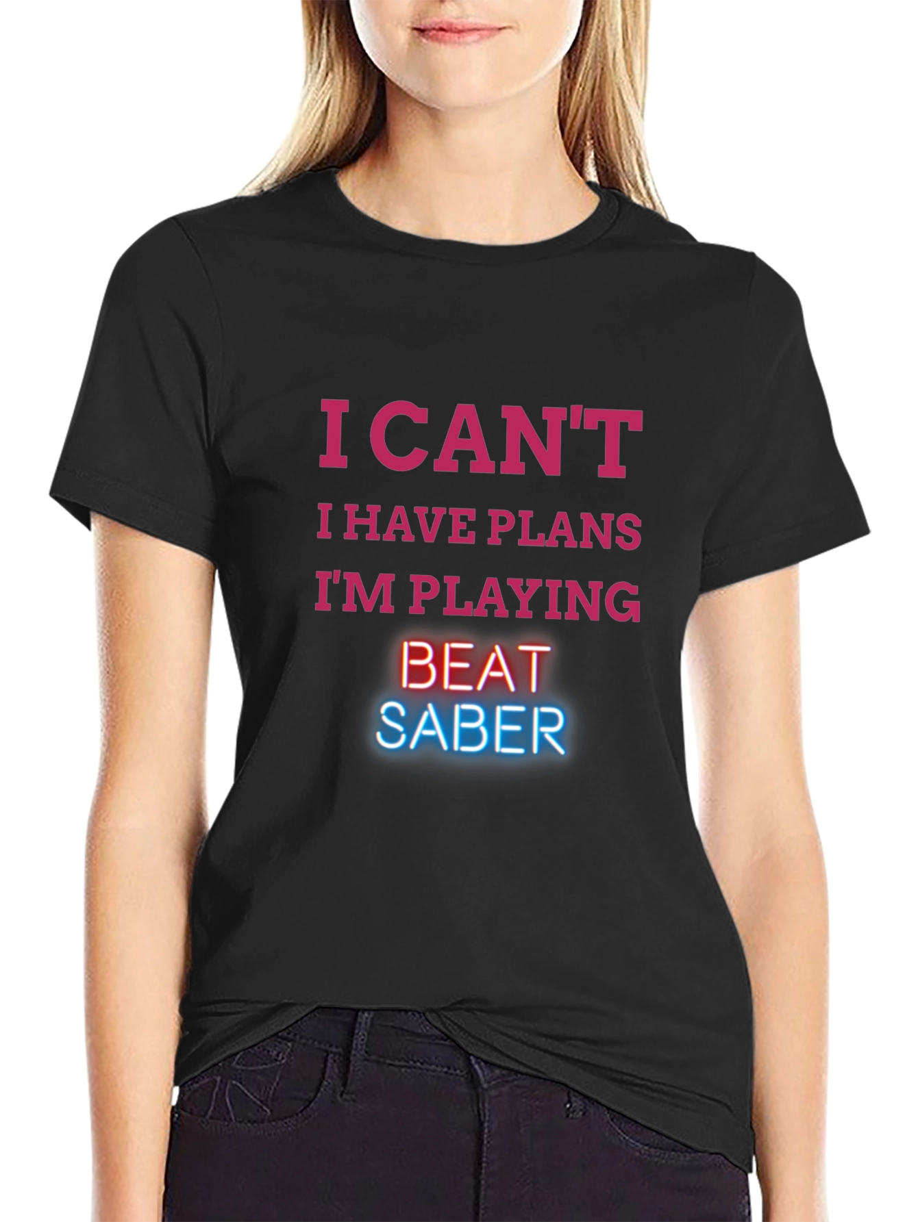 I Cant Beat Saber Gamer T-Shirt