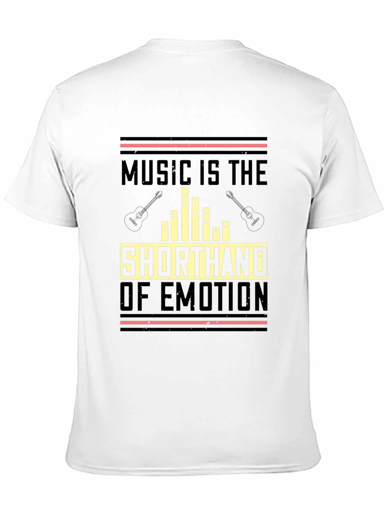 Music is the Shorthand of Emotion Black T-Shirt