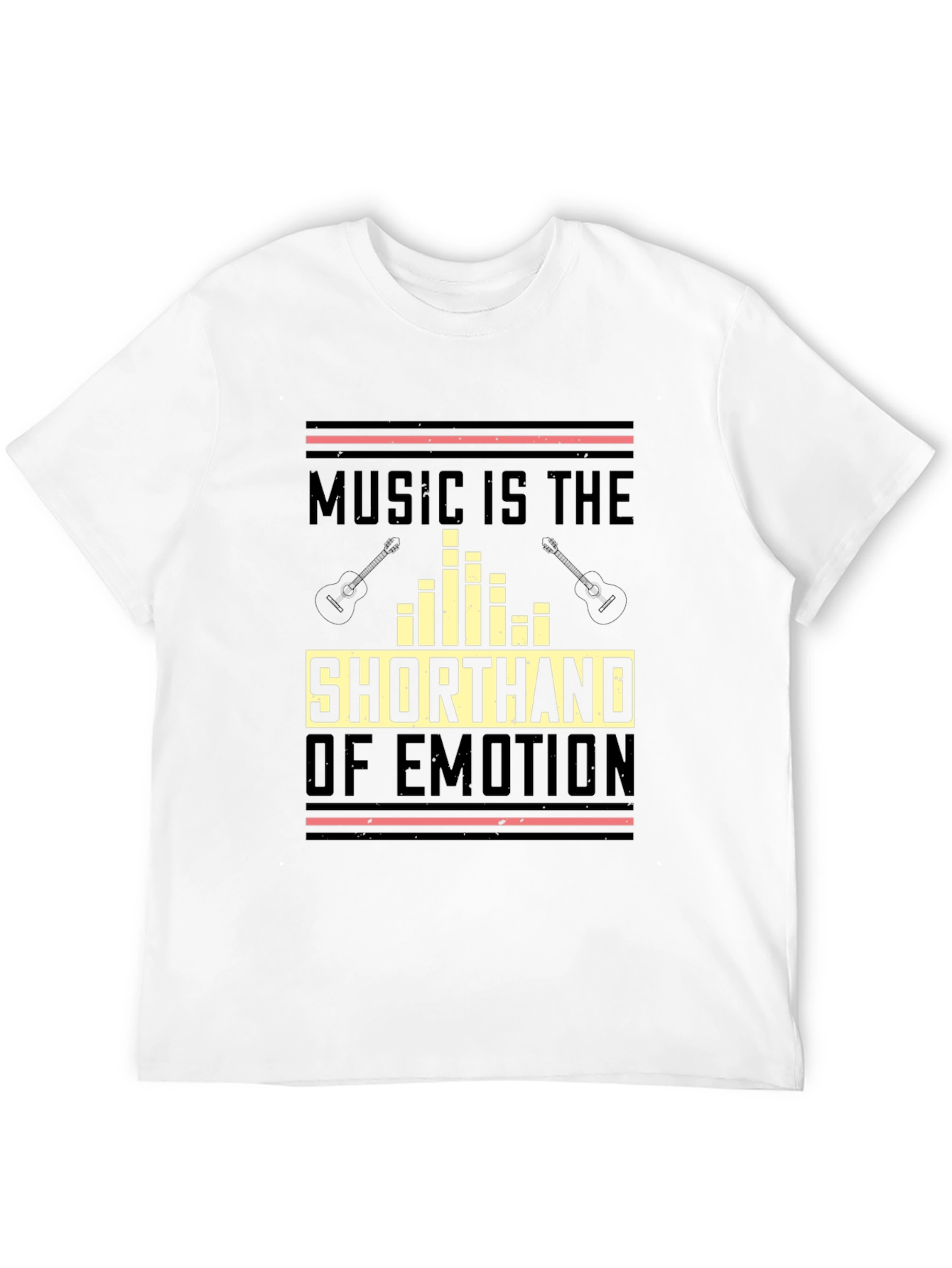 Music is the Shorthand of Emotion Black T-Shirt