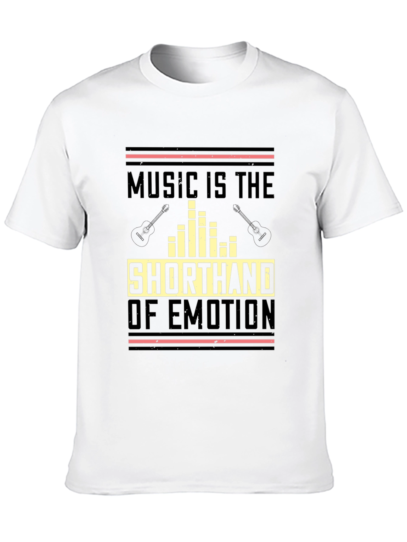 Music is the Shorthand of Emotion Black T-Shirt