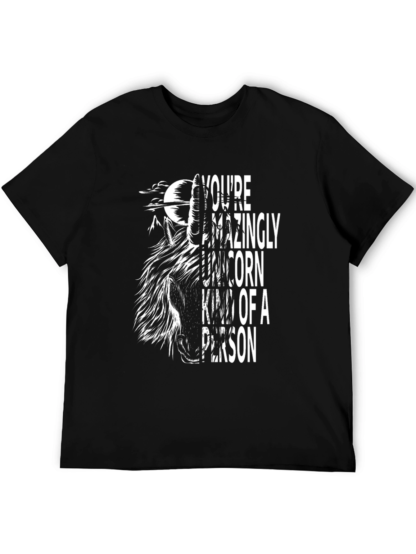 Unicorn Kind of Person Graphic T-Shirt
