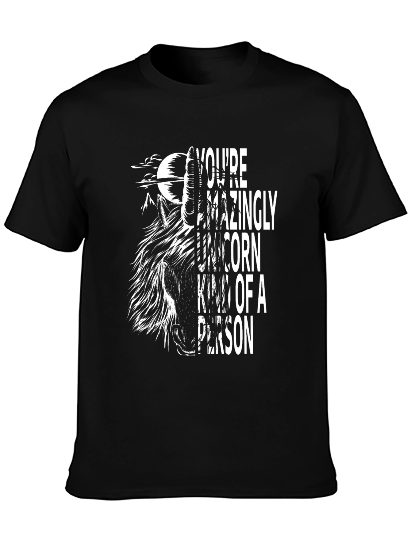 Unicorn Kind of Person Graphic T-Shirt