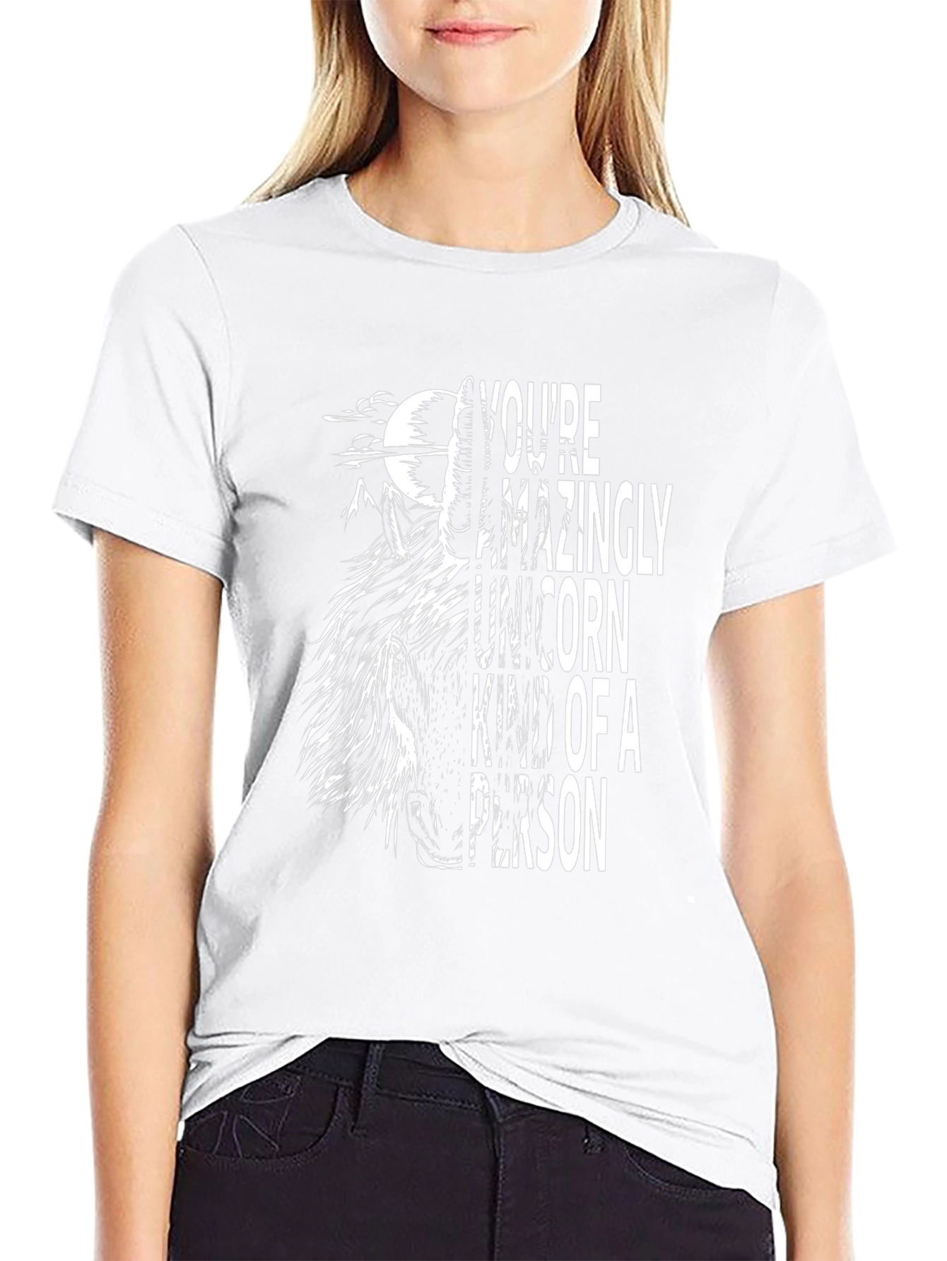 Unicorn Kind of Person Graphic T-Shirt