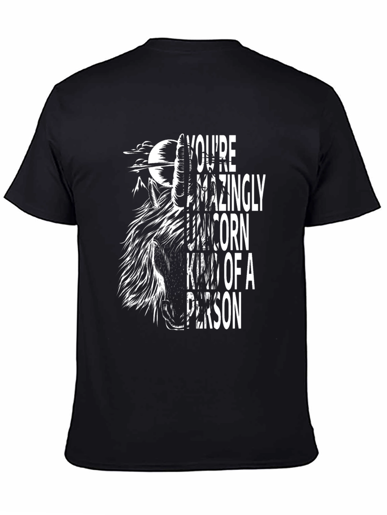 Unicorn Kind of Person Graphic T-Shirt