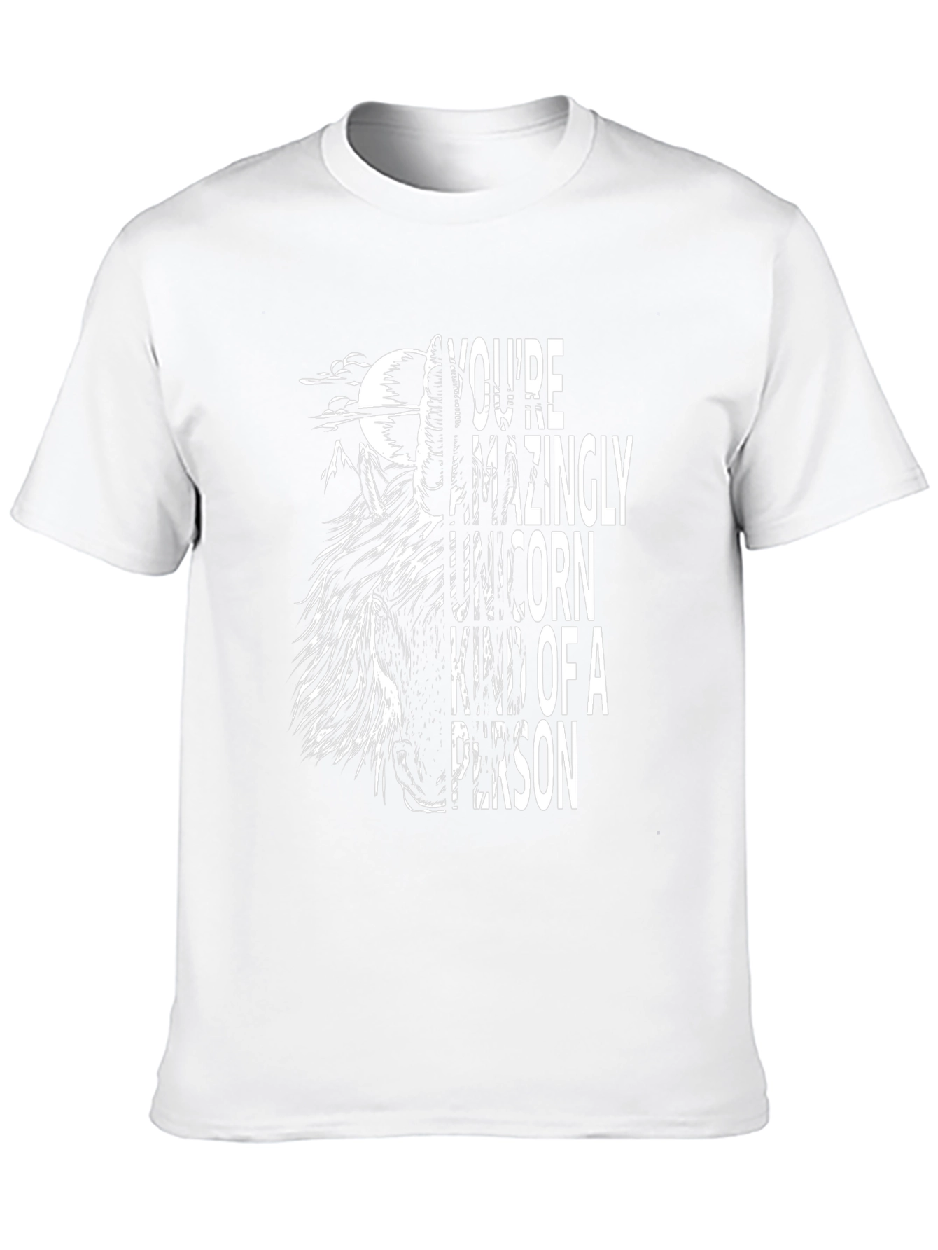 Unicorn Kind of Person Graphic T-Shirt