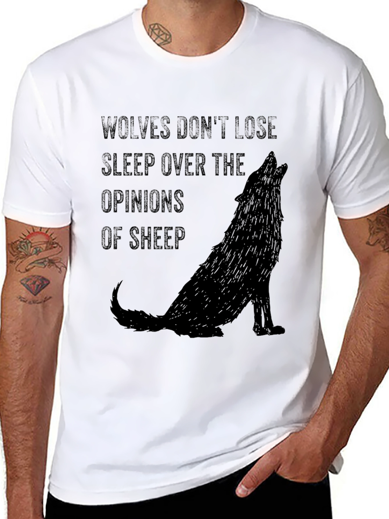 Wolves Dont Lose Sleep Graphic Tee
