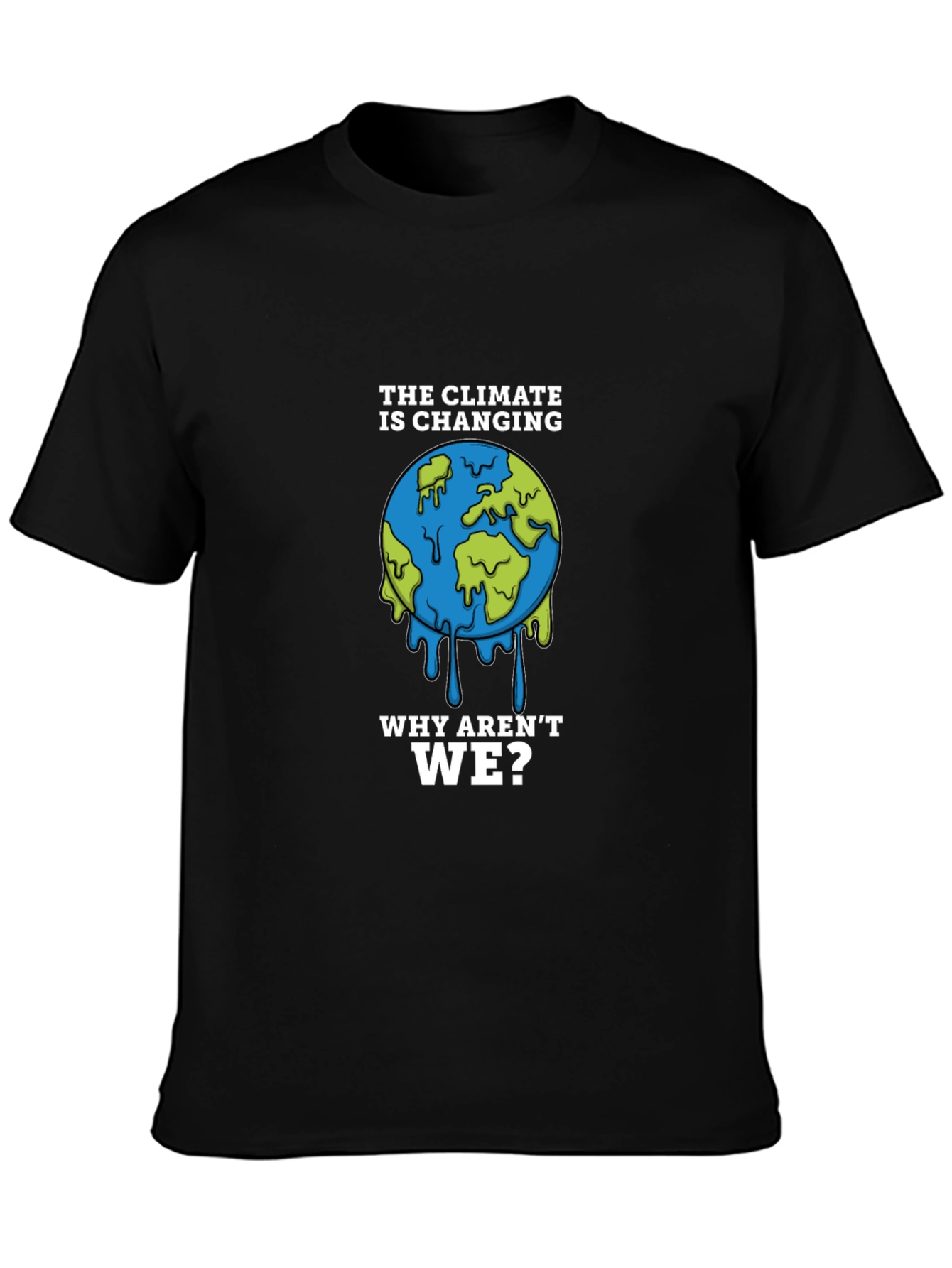Climate Change Awareness T-Shirt - Earth Design
