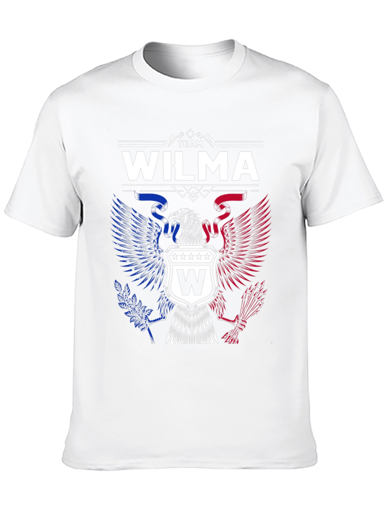 Team Wilma Graphic T-Shirt - Patriotic Eagle Design