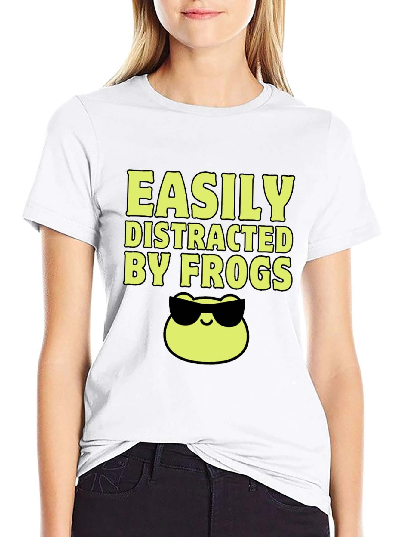 Easily Distracted by Frogs Graphic Tee