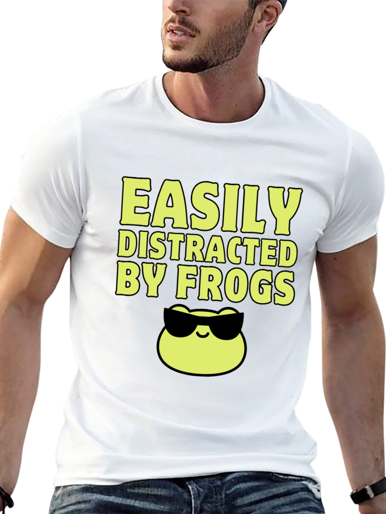 Easily Distracted by Frogs Graphic Tee