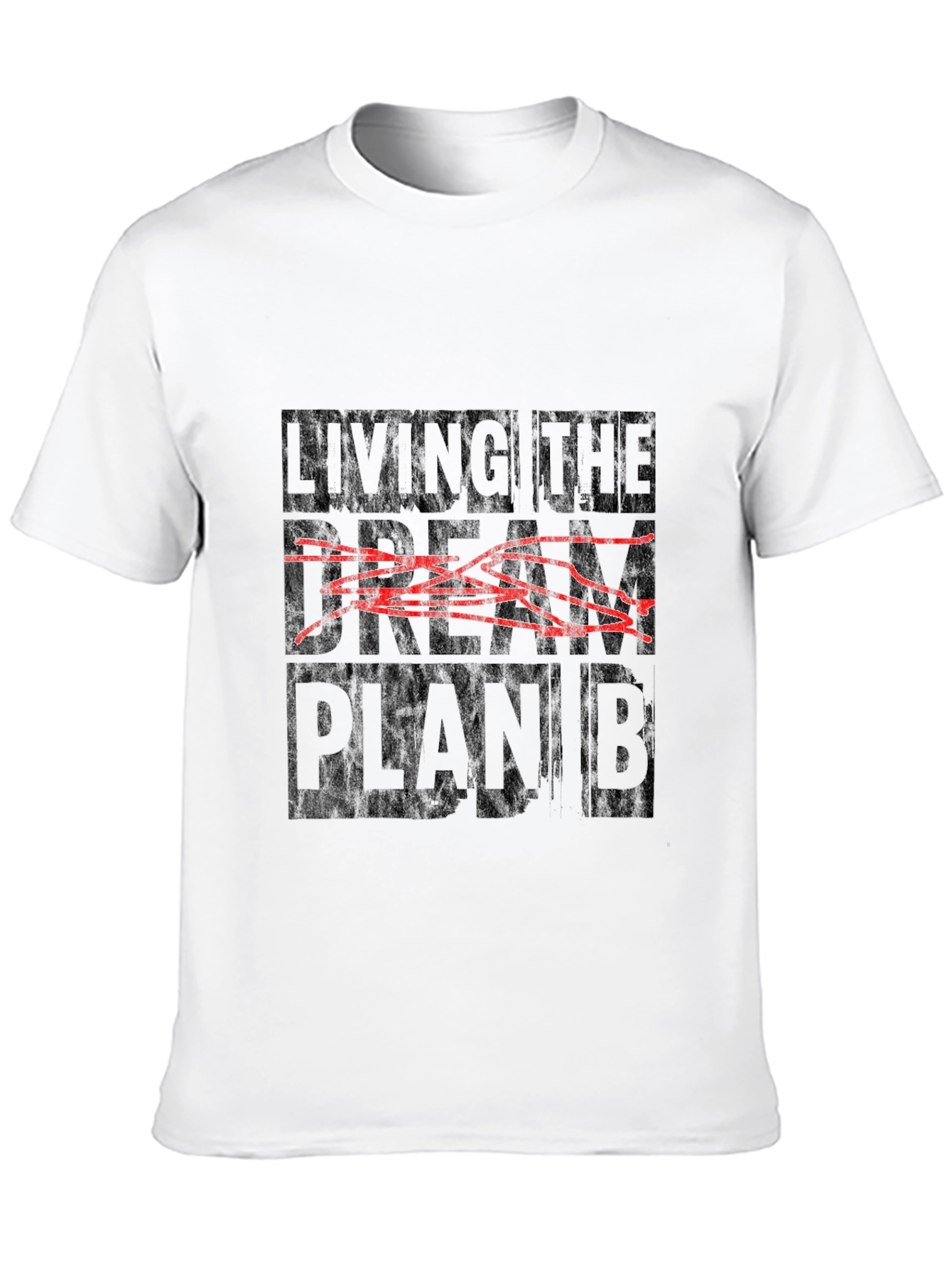 Living the Dream Plan B Black Graphic Tee