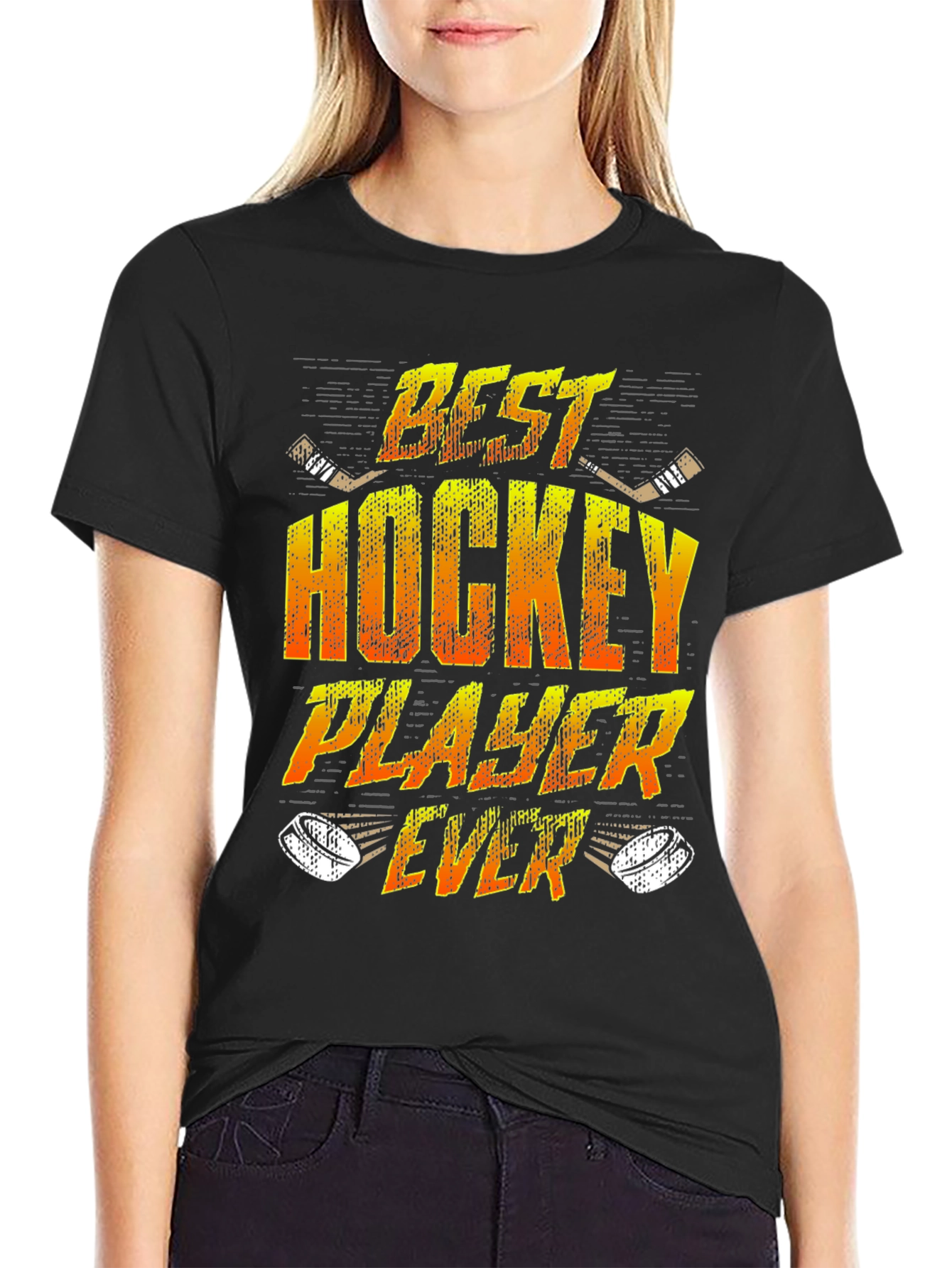 Best Hockey Player Ever Graphic T-Shirt