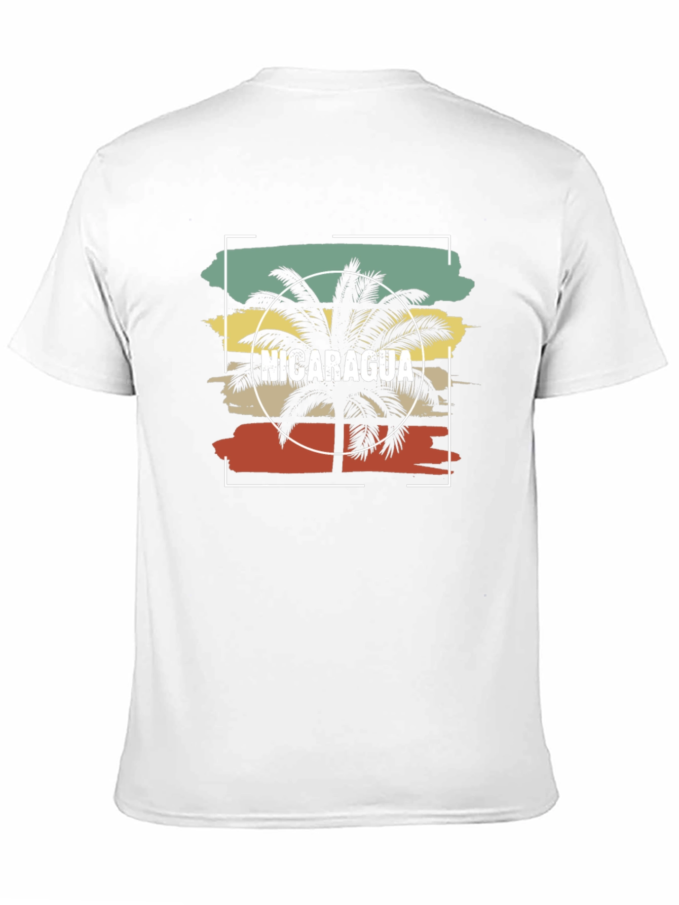 Nicaragua Palm Tree T-Shirt - Retro Graphic Tee