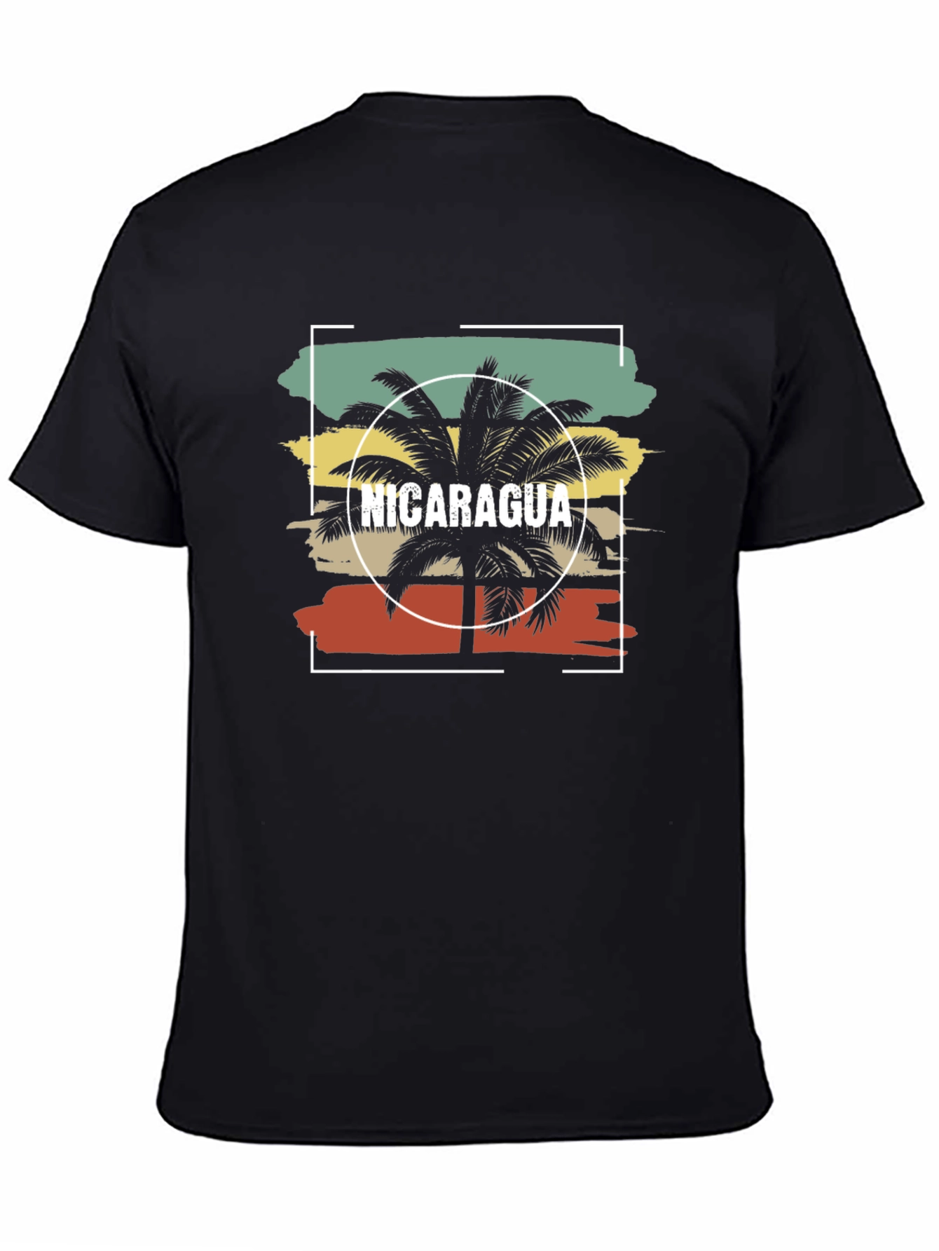 Nicaragua Palm Tree T-Shirt - Retro Graphic Tee