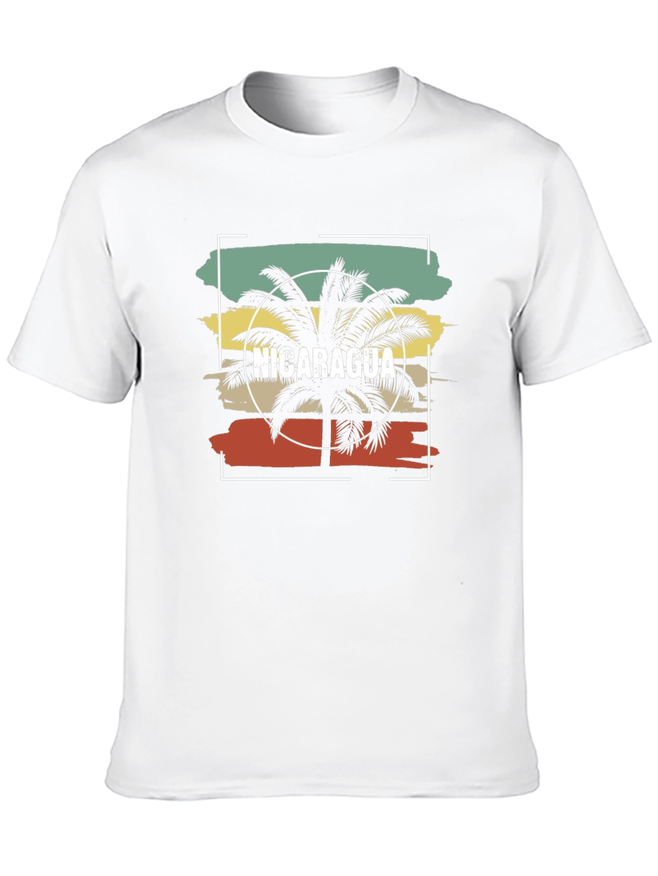 Nicaragua Palm Tree T-Shirt - Retro Graphic Tee