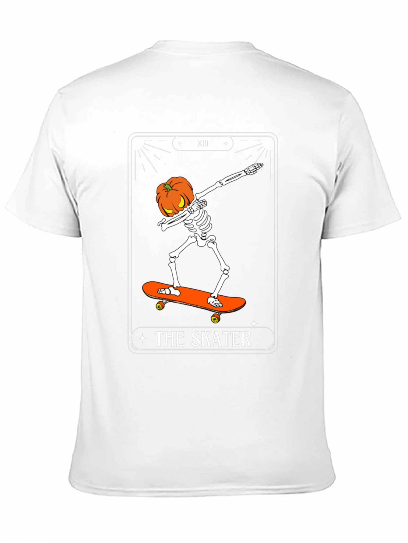 Halloween Skater Skeleton T-Shirt