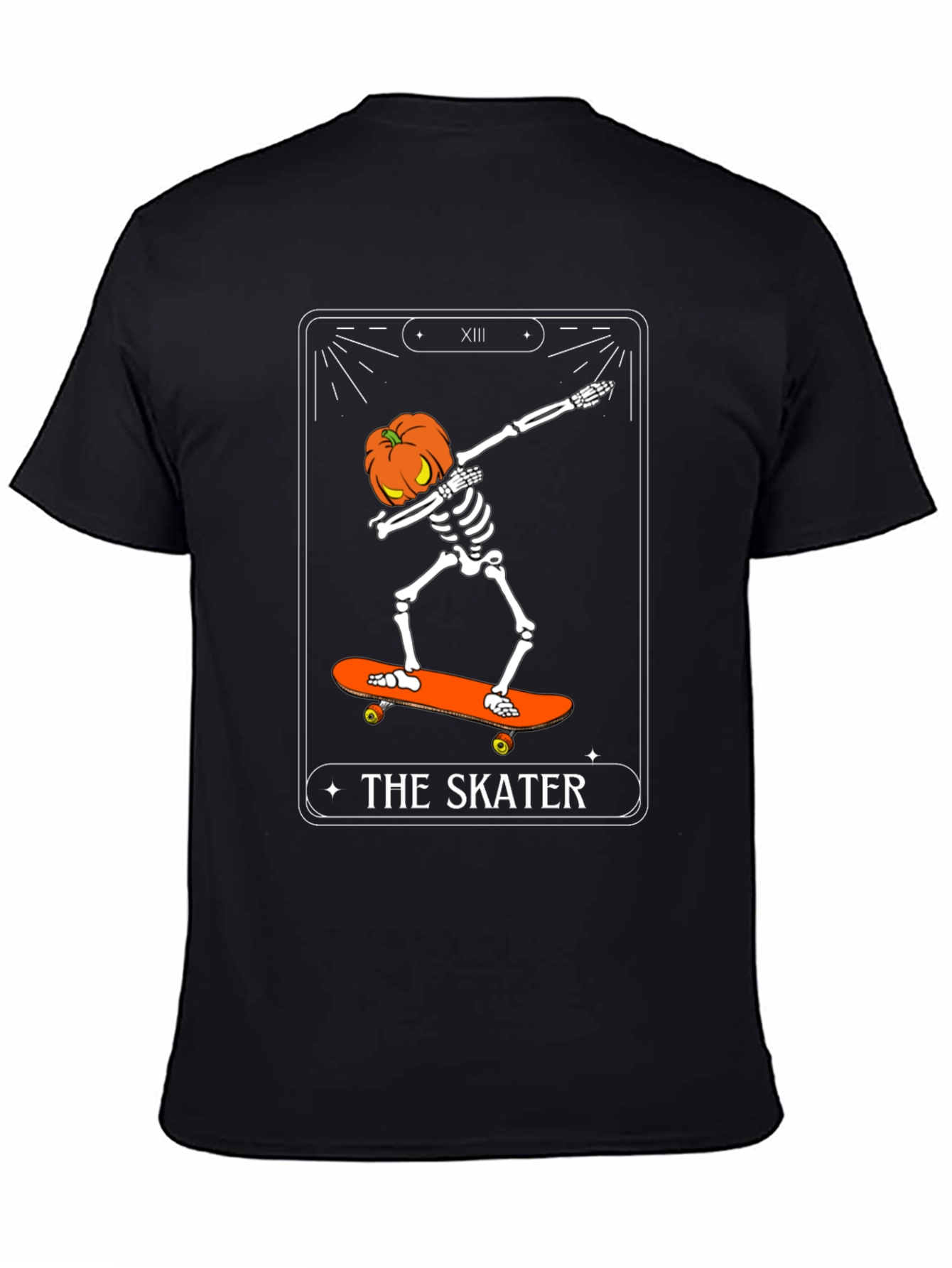 Halloween Skater Skeleton T-Shirt