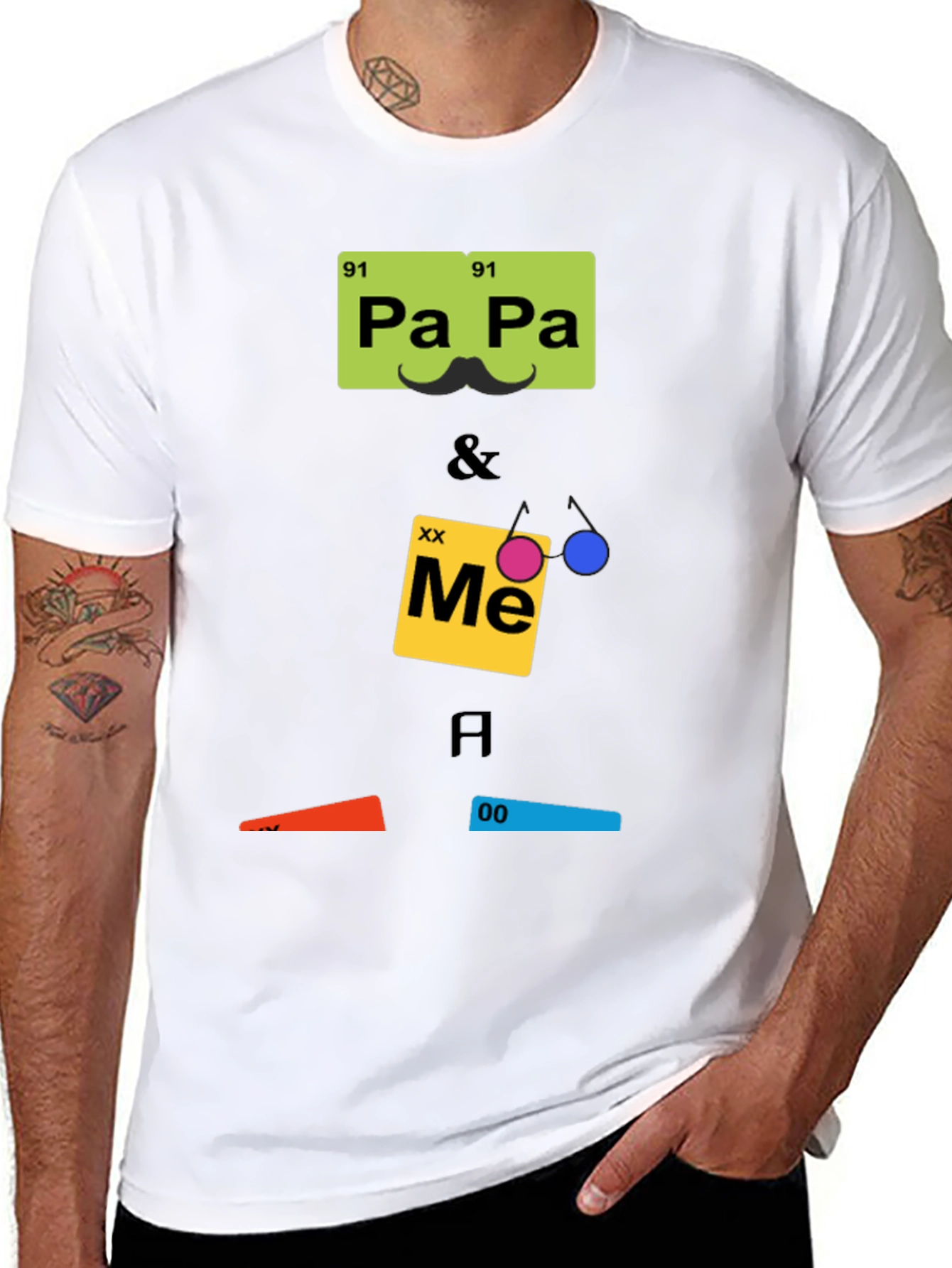 Papa & Me Periodic Table T-Shirt - Family Tee