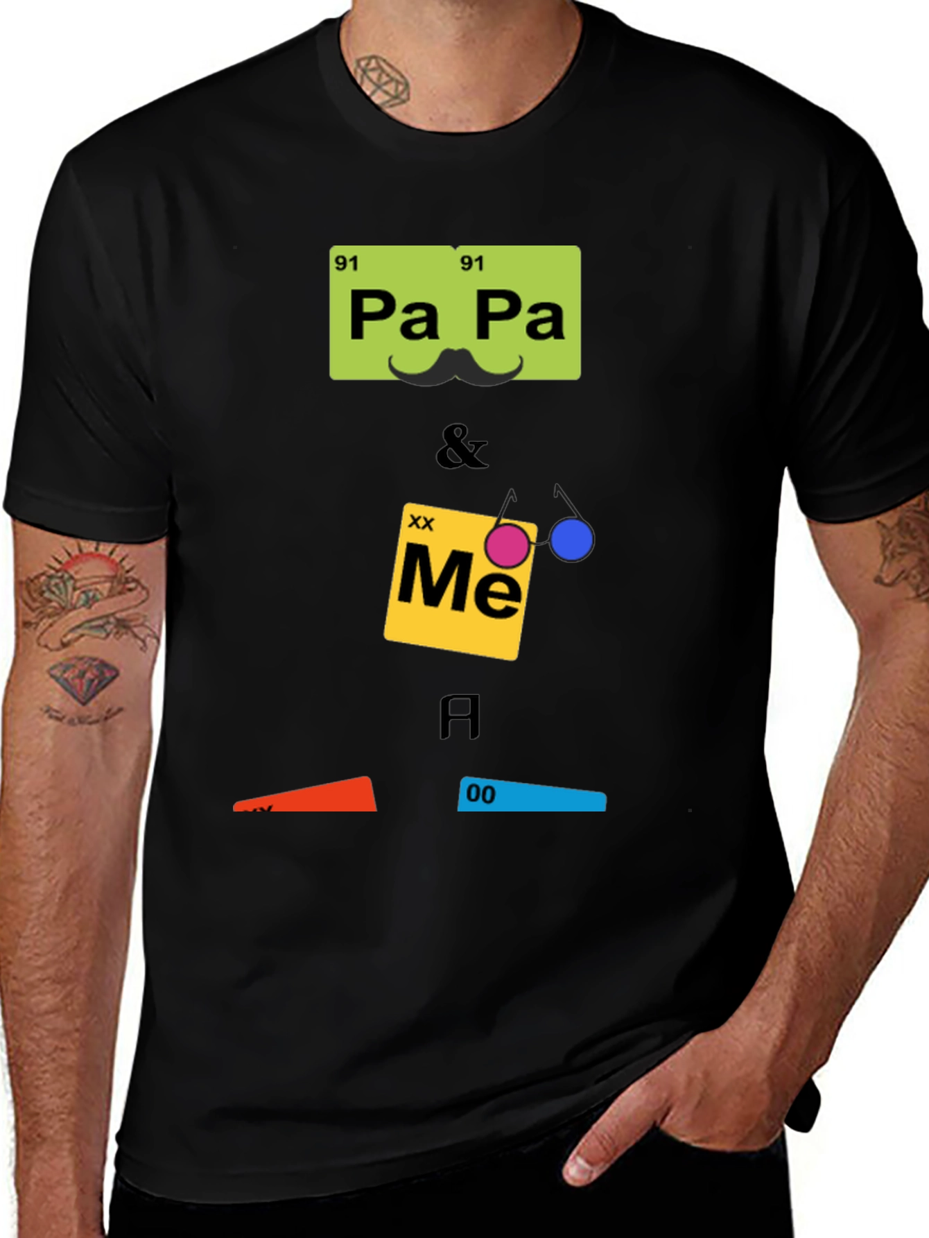 Papa & Me Periodic Table T-Shirt - Family Tee