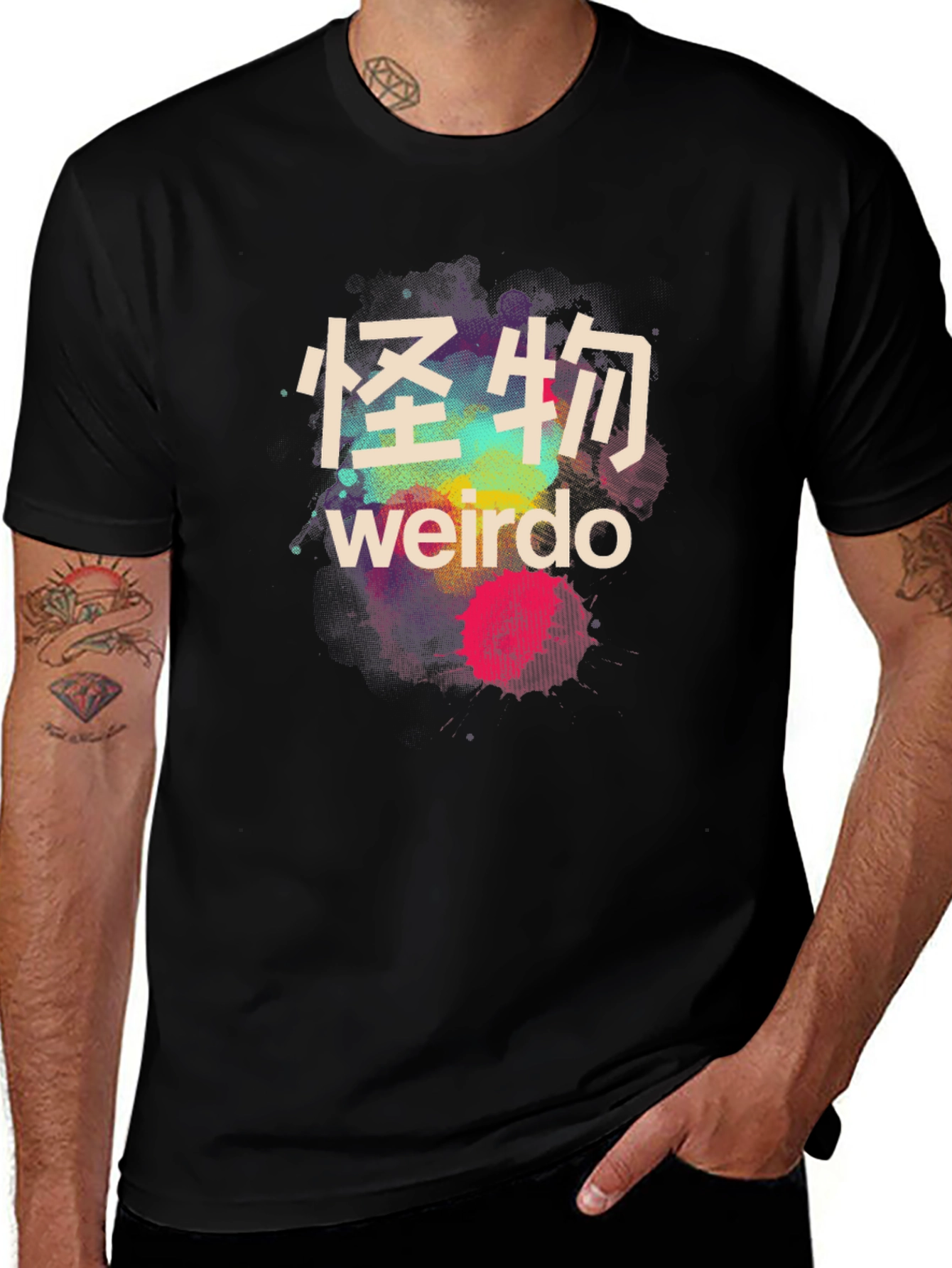 Weirdo Graphic Tee - Edgy Japanese Style T-Shirt