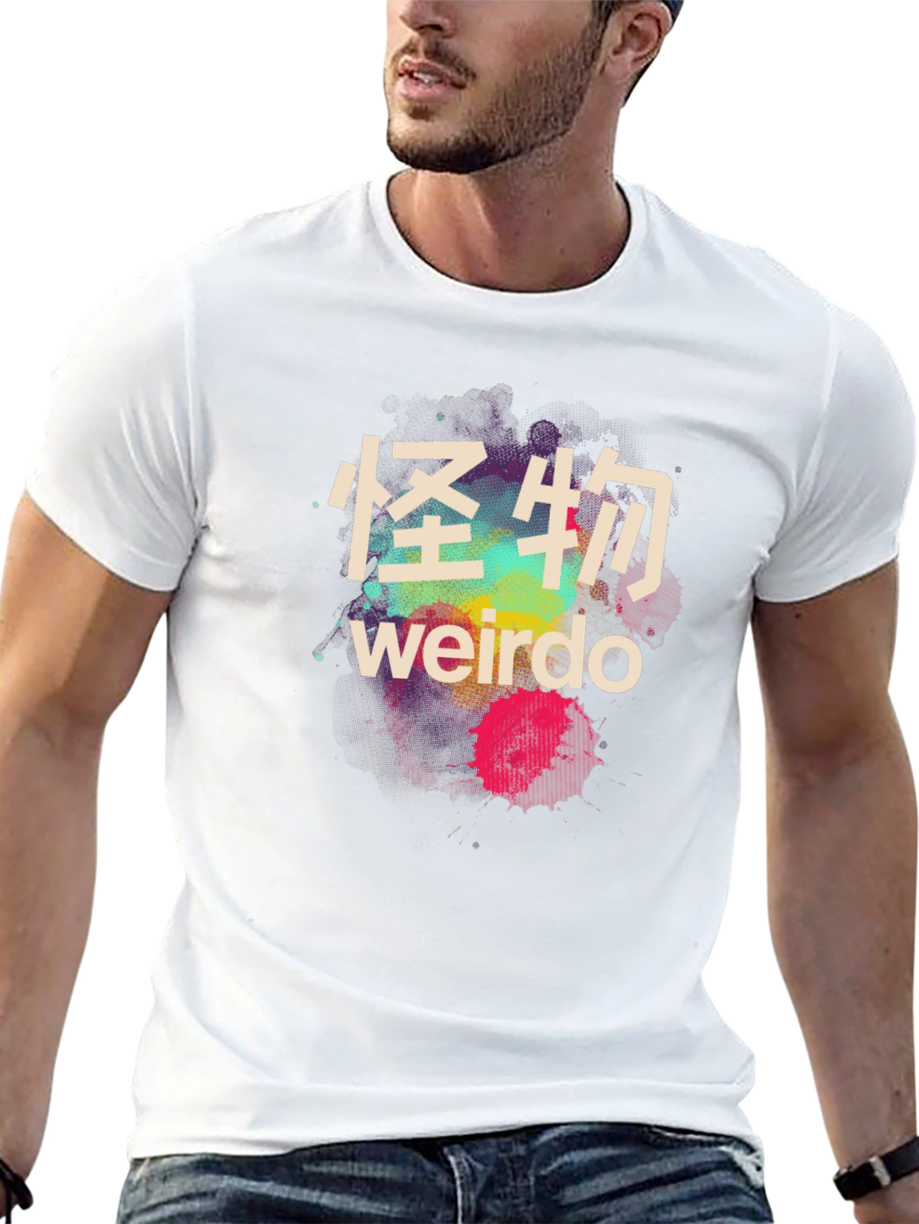 Weirdo Graphic Tee - Edgy Japanese Style T-Shirt