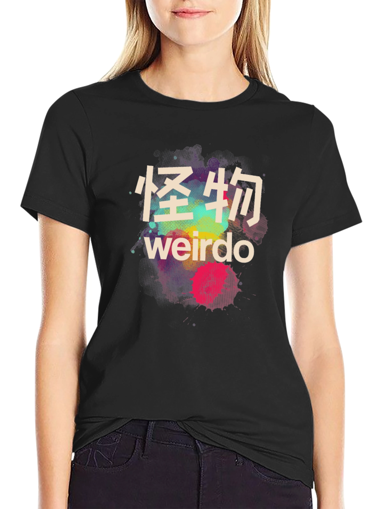 Weirdo Graphic Tee - Edgy Japanese Style T-Shirt