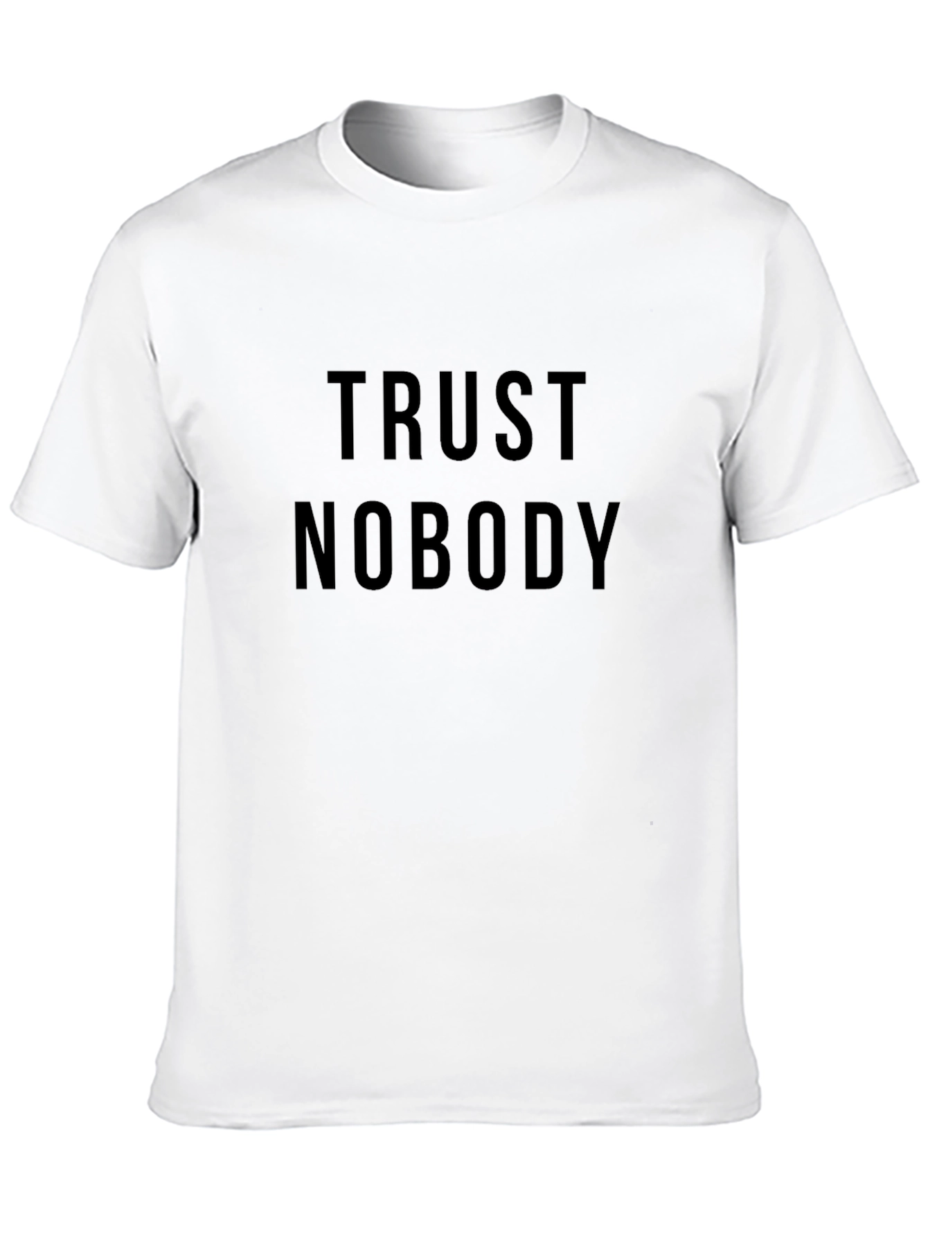 Trust Nobody Graphic T-Shirt - Edgy Slogan Tee