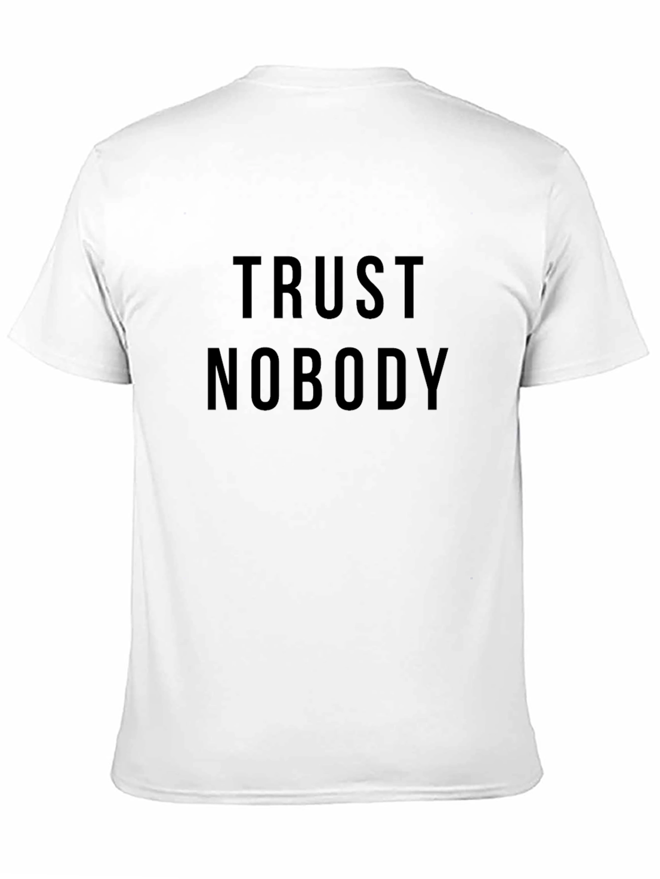 Trust Nobody Graphic T-Shirt - Edgy Slogan Tee