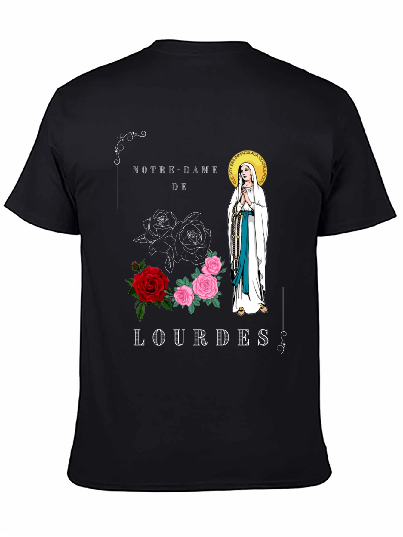 Notre-Dame de Lourdes Graphic T-Shirt