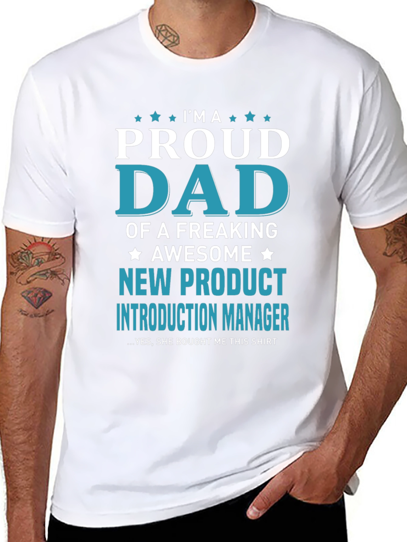 Proud Dad New Product Manager T-Shirt