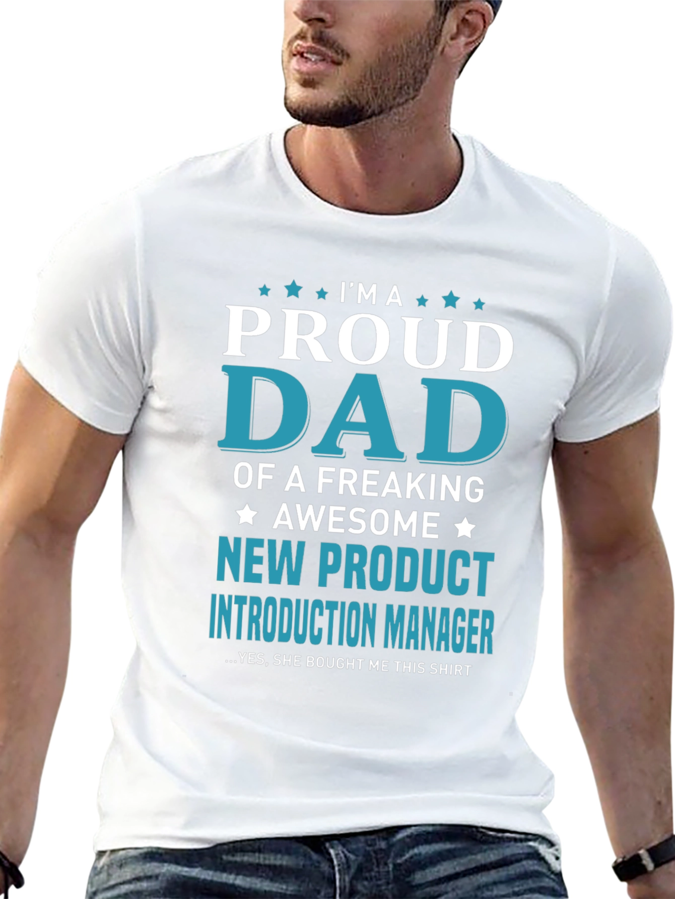 Proud Dad New Product Manager T-Shirt