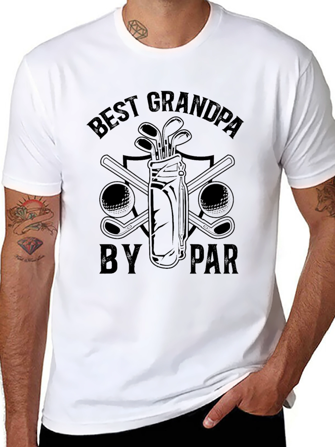 Best Grandpa By Par Golf T-Shirt