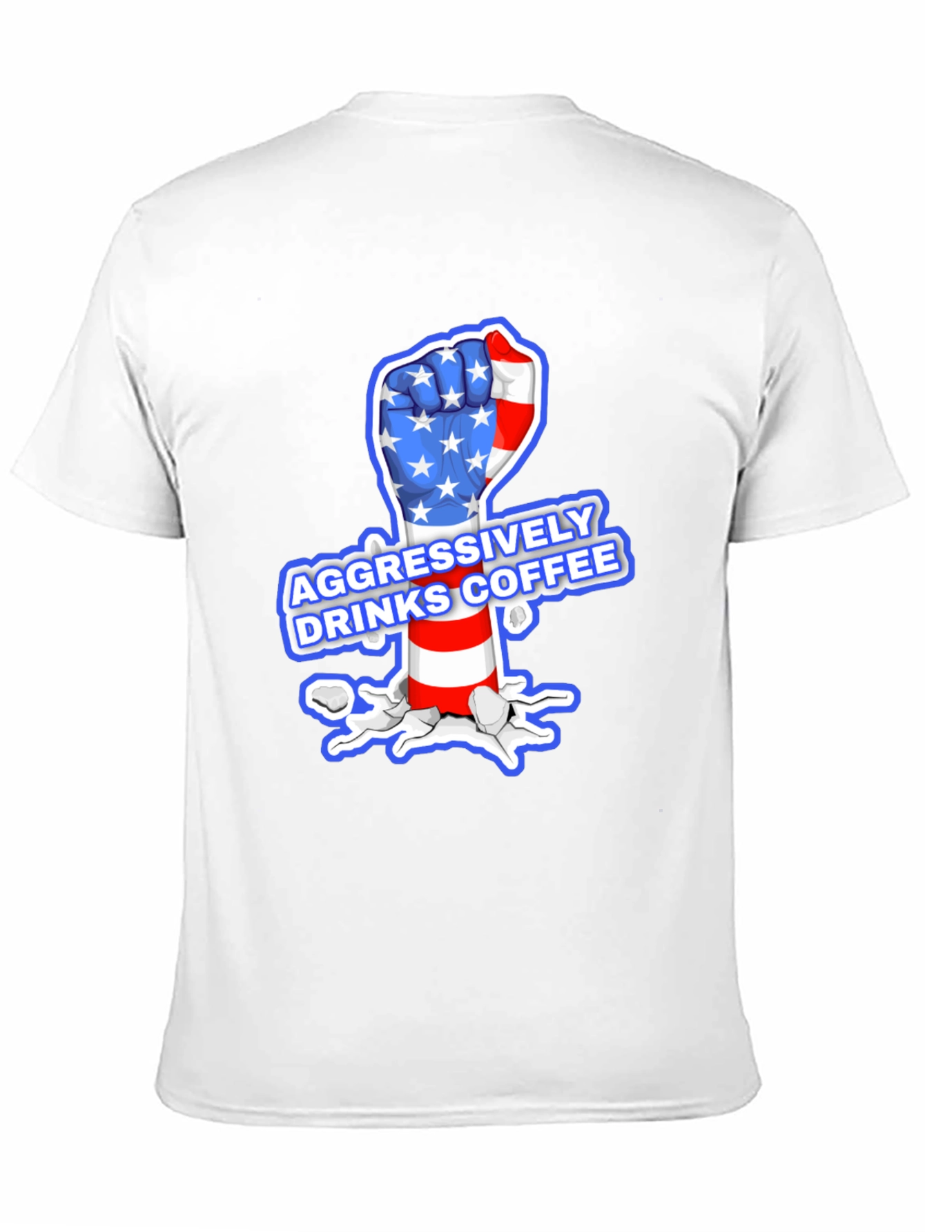 Aggressively Drinks Coffee T-Shirt