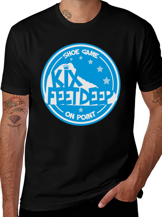 KIX Feet Deep Shoe Game On Point Black T-Shirt