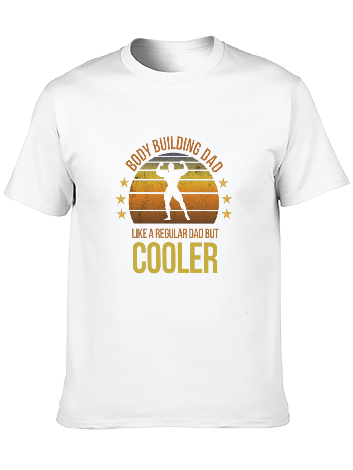Bodybuilding Dad T-Shirt - Cooler Than Regular Dads!