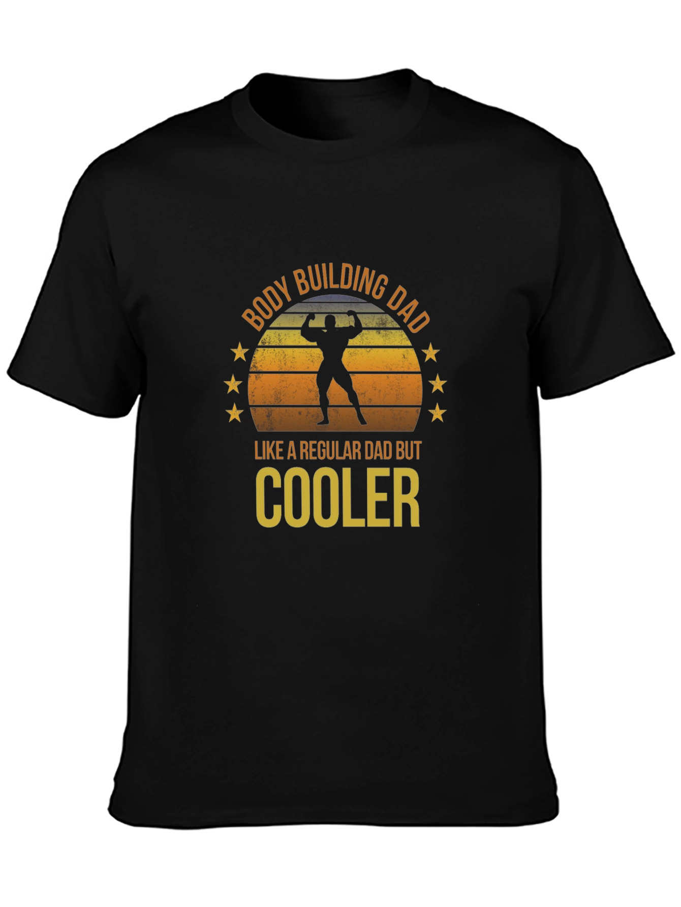 Bodybuilding Dad T-Shirt - Cooler Than Regular Dads!