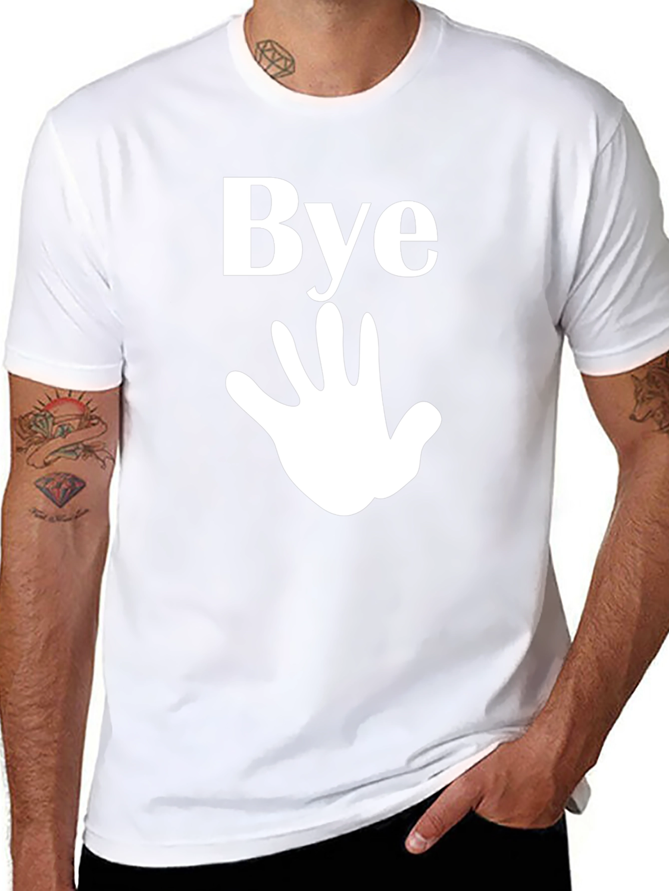Bye Felicia Graphic Tee - Black Cotton Blend
