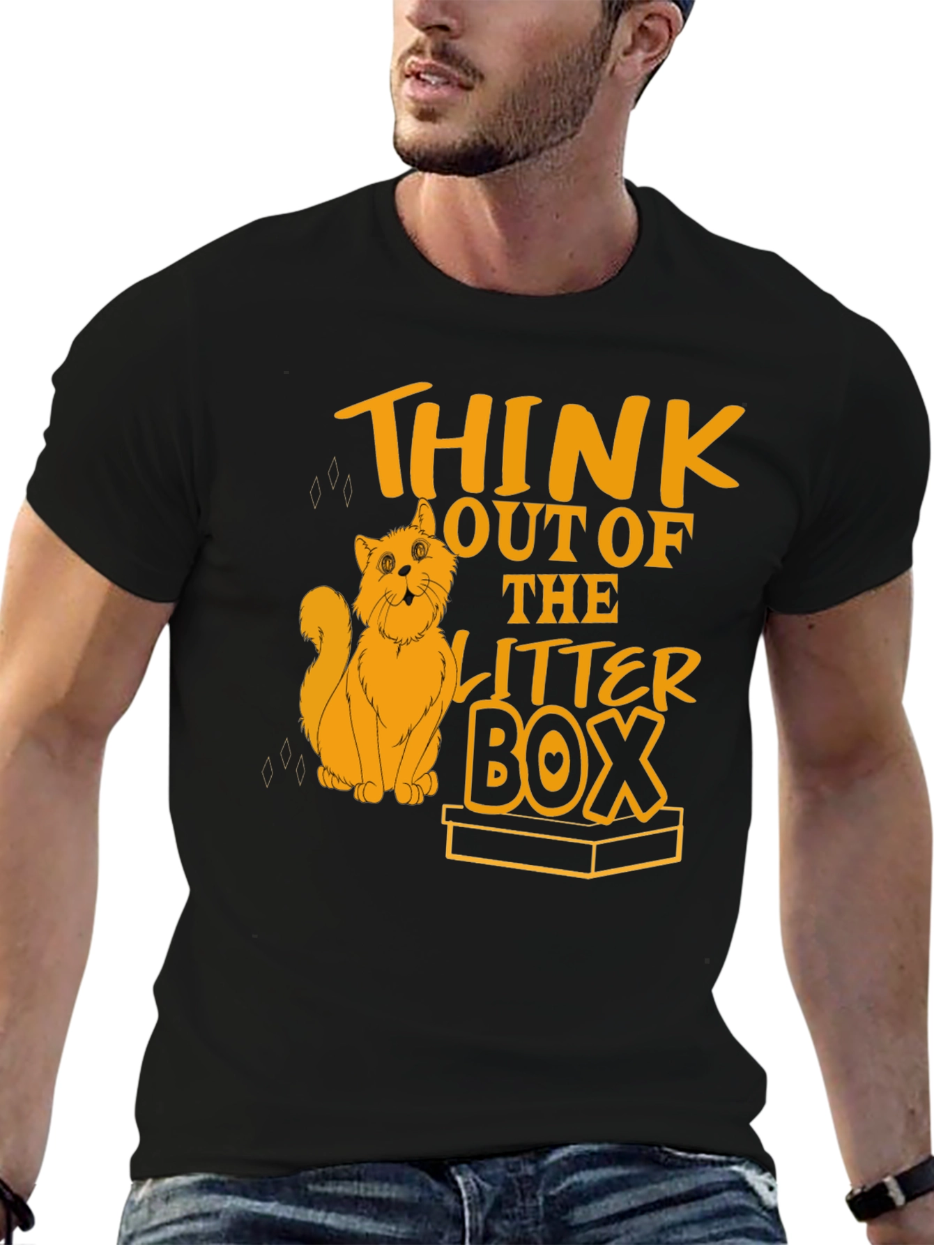 Think Outside the Litter Box Cat T-Shirt