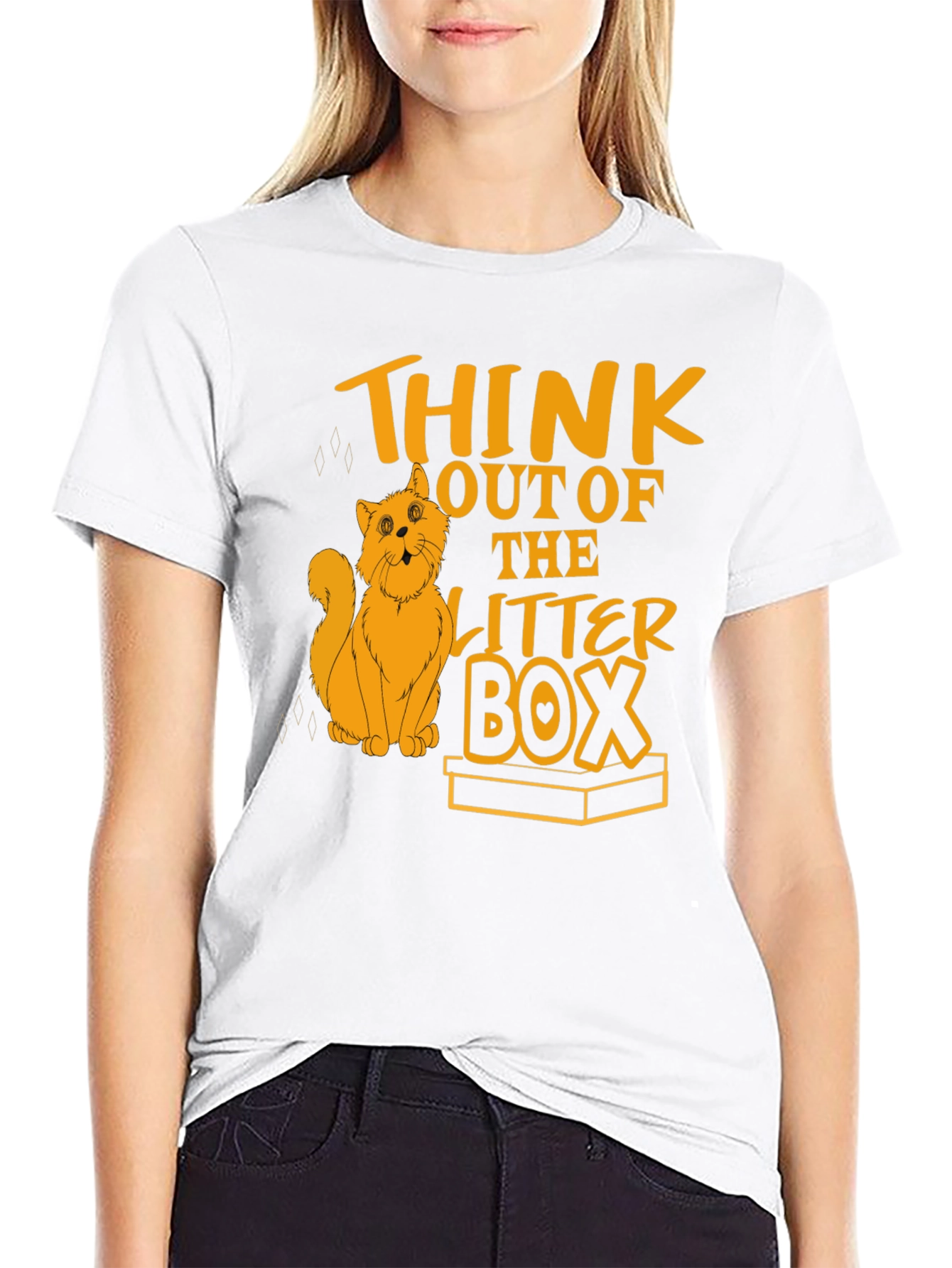 Think Outside the Litter Box Cat T-Shirt