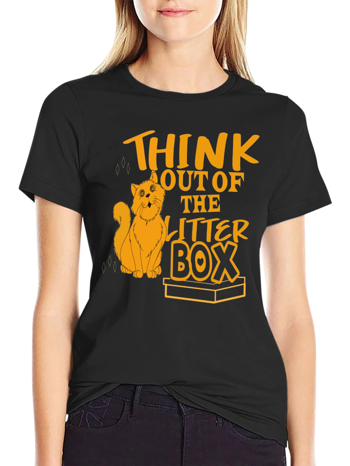Think Outside the Litter Box Cat T-Shirt