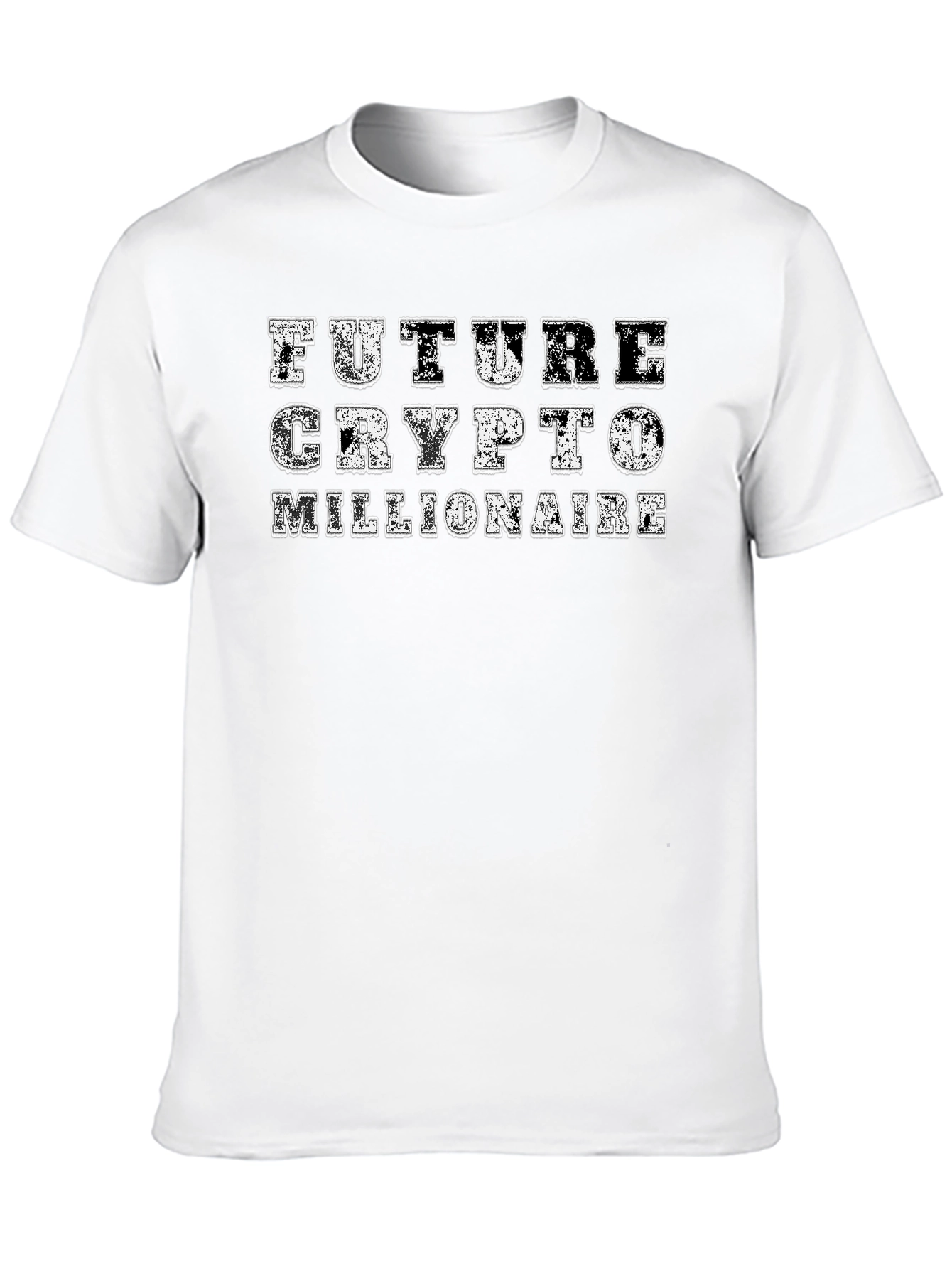Future Crypto Millionaire Black T-Shirt