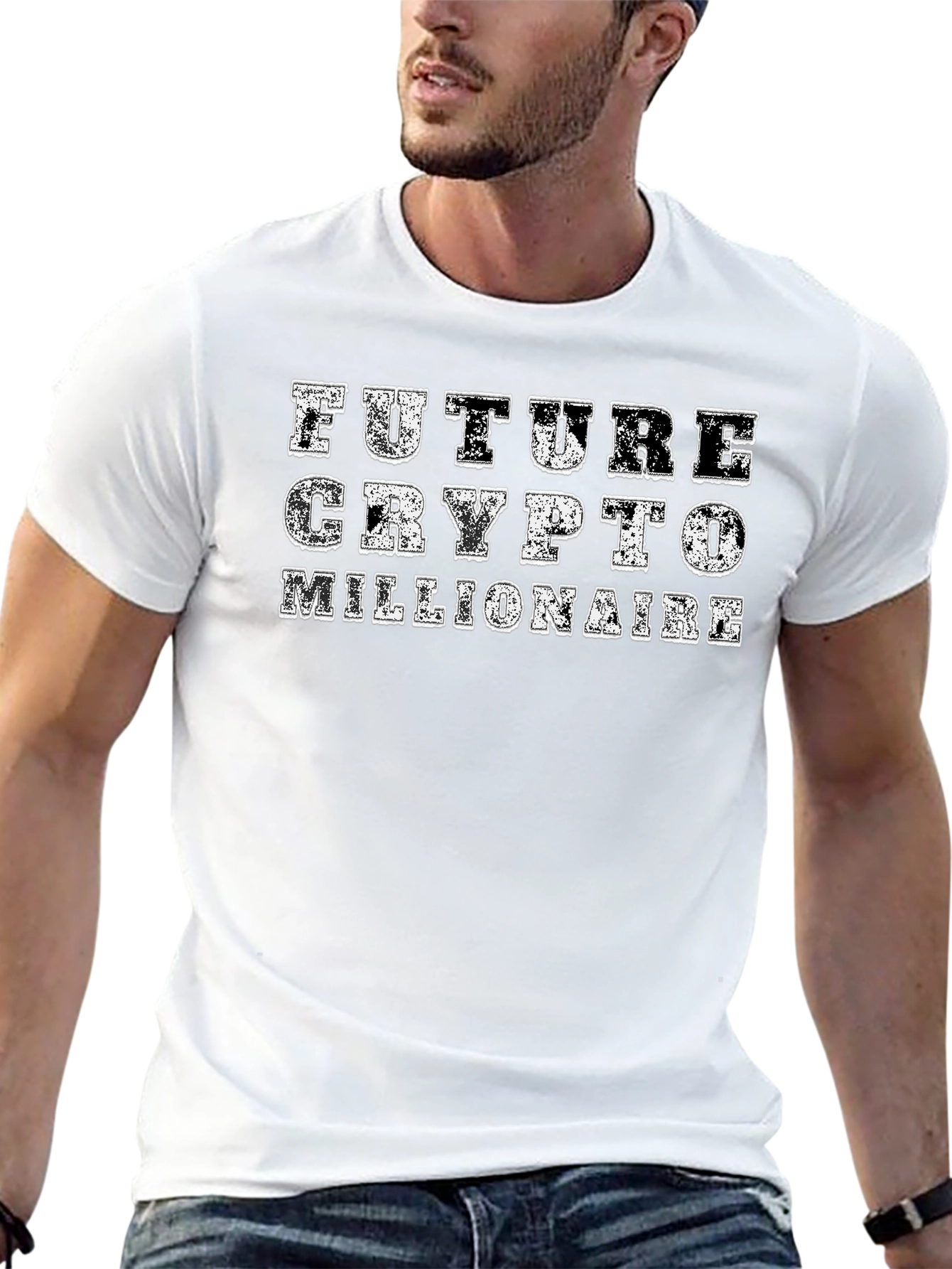 Future Crypto Millionaire Black T-Shirt