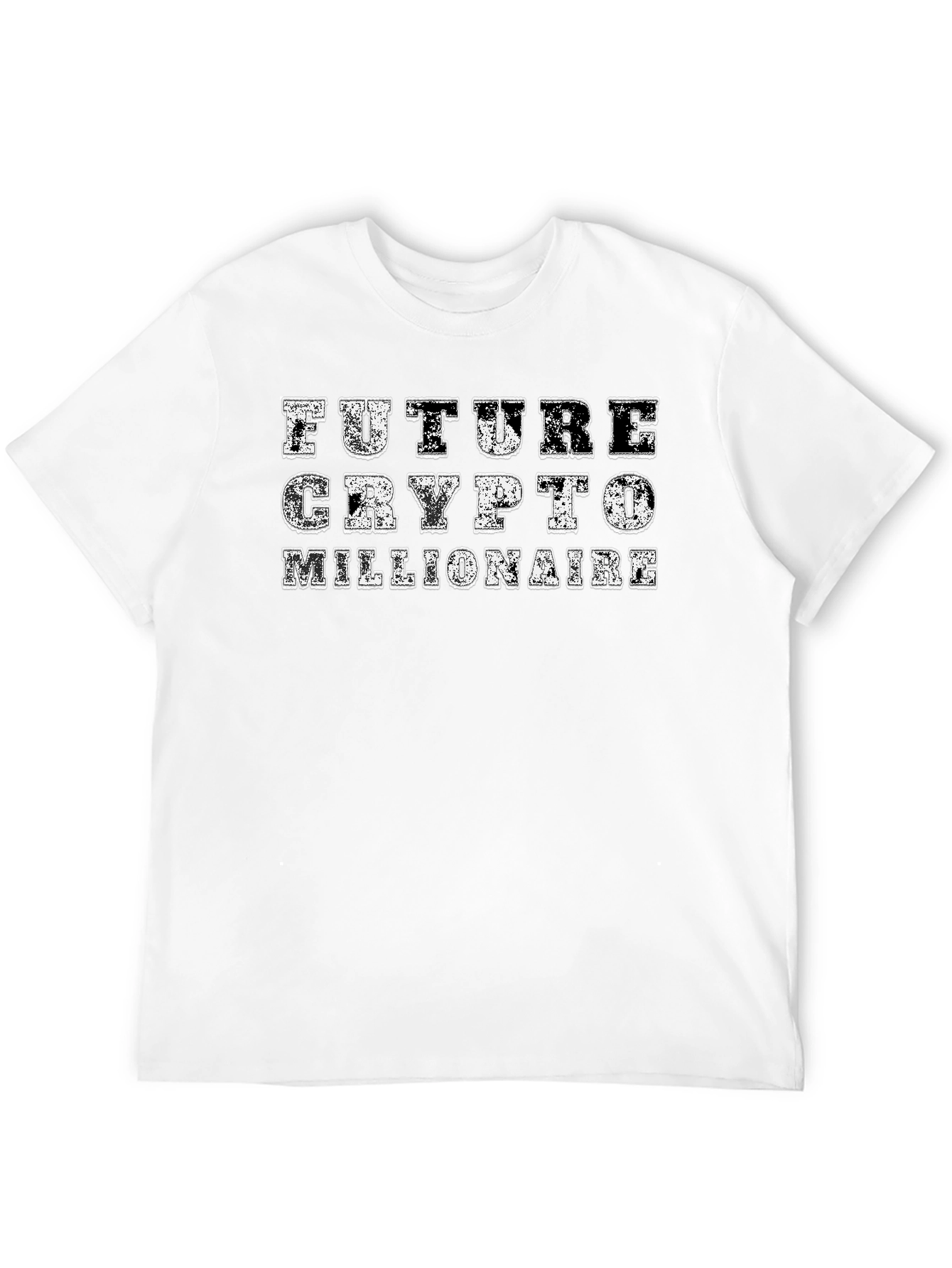 Future Crypto Millionaire Black T-Shirt