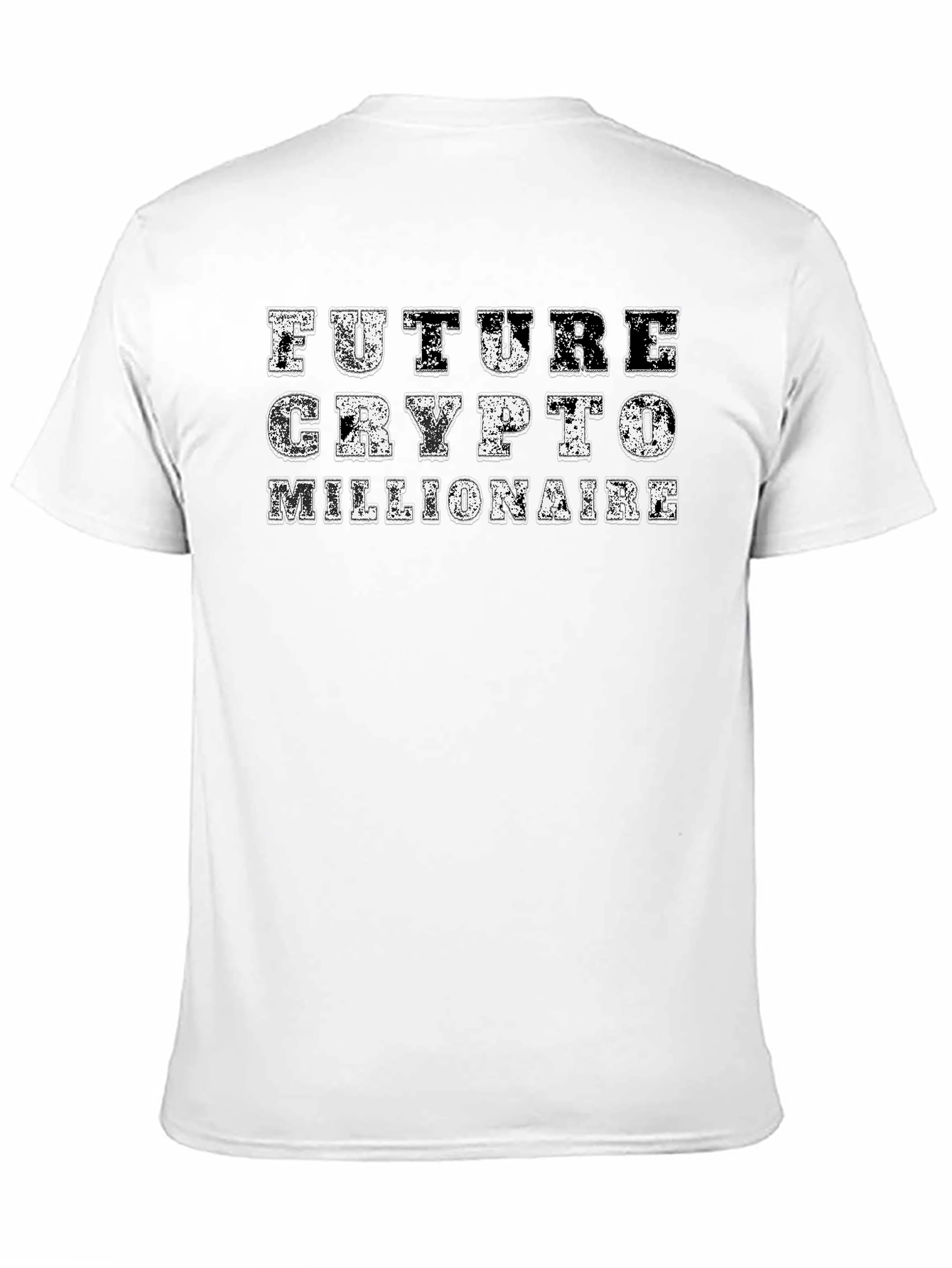 Future Crypto Millionaire Black T-Shirt