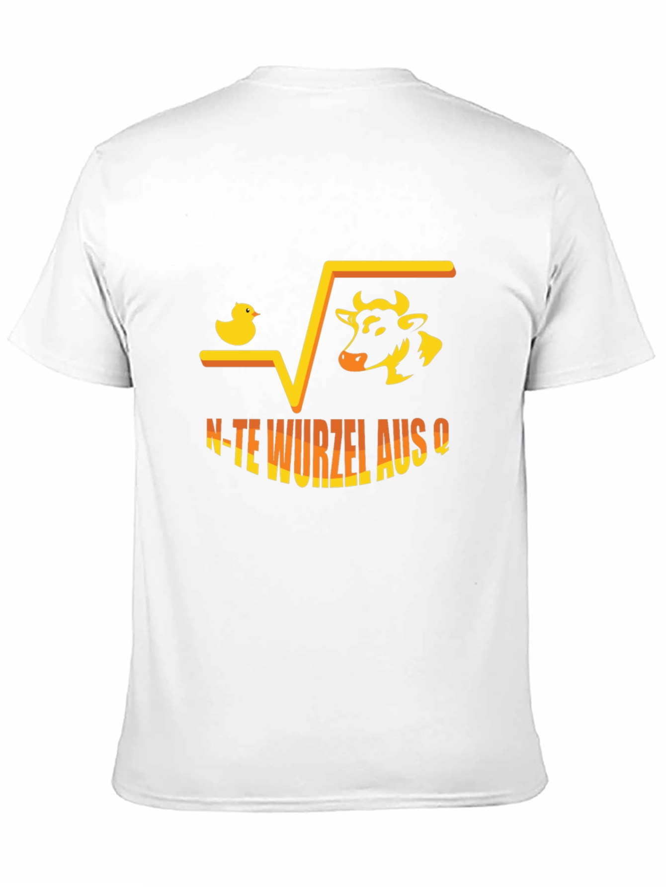 Duck Cow N-te Wurzel aus Q T-Shirt
