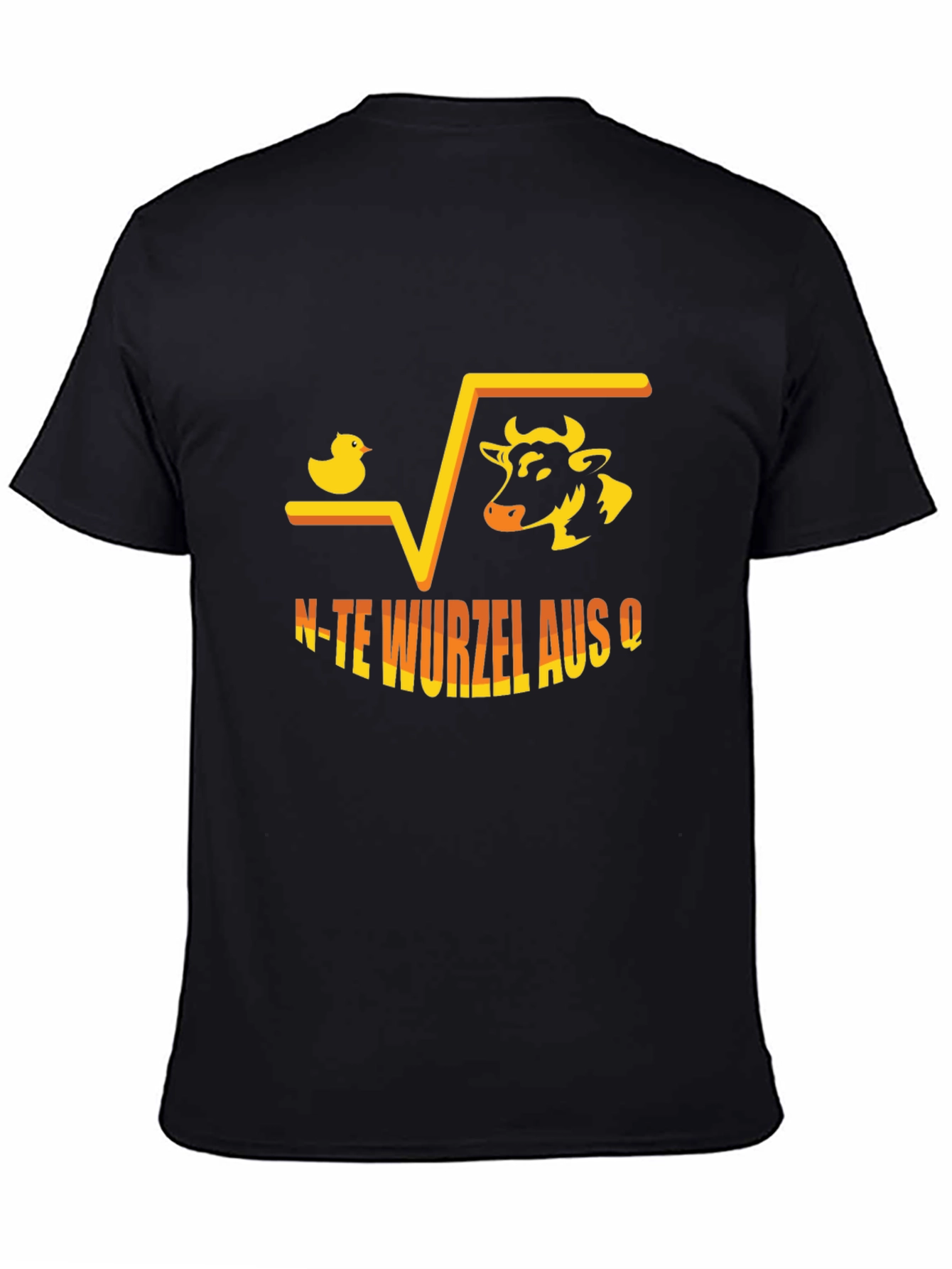Duck Cow N-te Wurzel aus Q T-Shirt