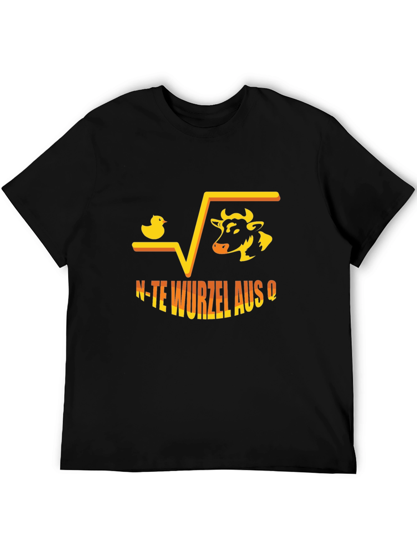 Duck Cow N-te Wurzel aus Q T-Shirt